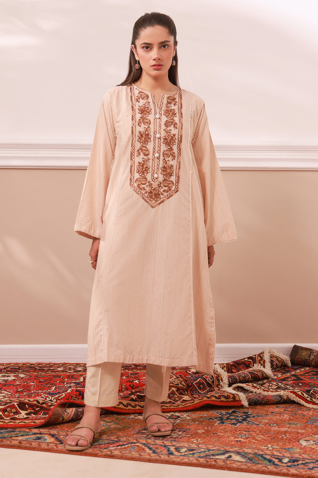 Zellbury | Summer Pret | Embroidered Kurta - 1866 - by - Libasekhas UK - Registered Vendor of : Zellbury Women - 100% Original Designer Dresss