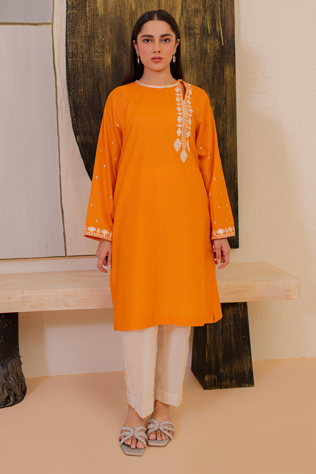 Zellbury | Summer Pret | Embroidered Kurta - 1872 - by - Libasekhas UK - Registered Vendor of : Zellbury Women - 100% Original Designer Dresss