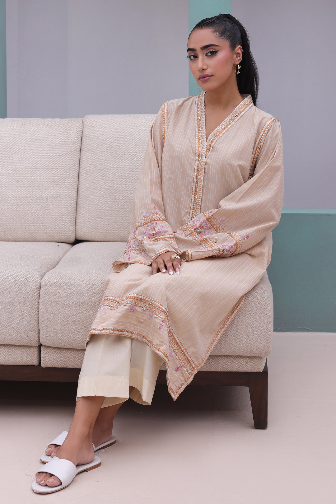 Zellbury | Summer Pret | Embroidered Kurta - 2012 - by - Libasekhas UK - Registered Vendor of : Zellbury Women - 100% Original Designer Dresss