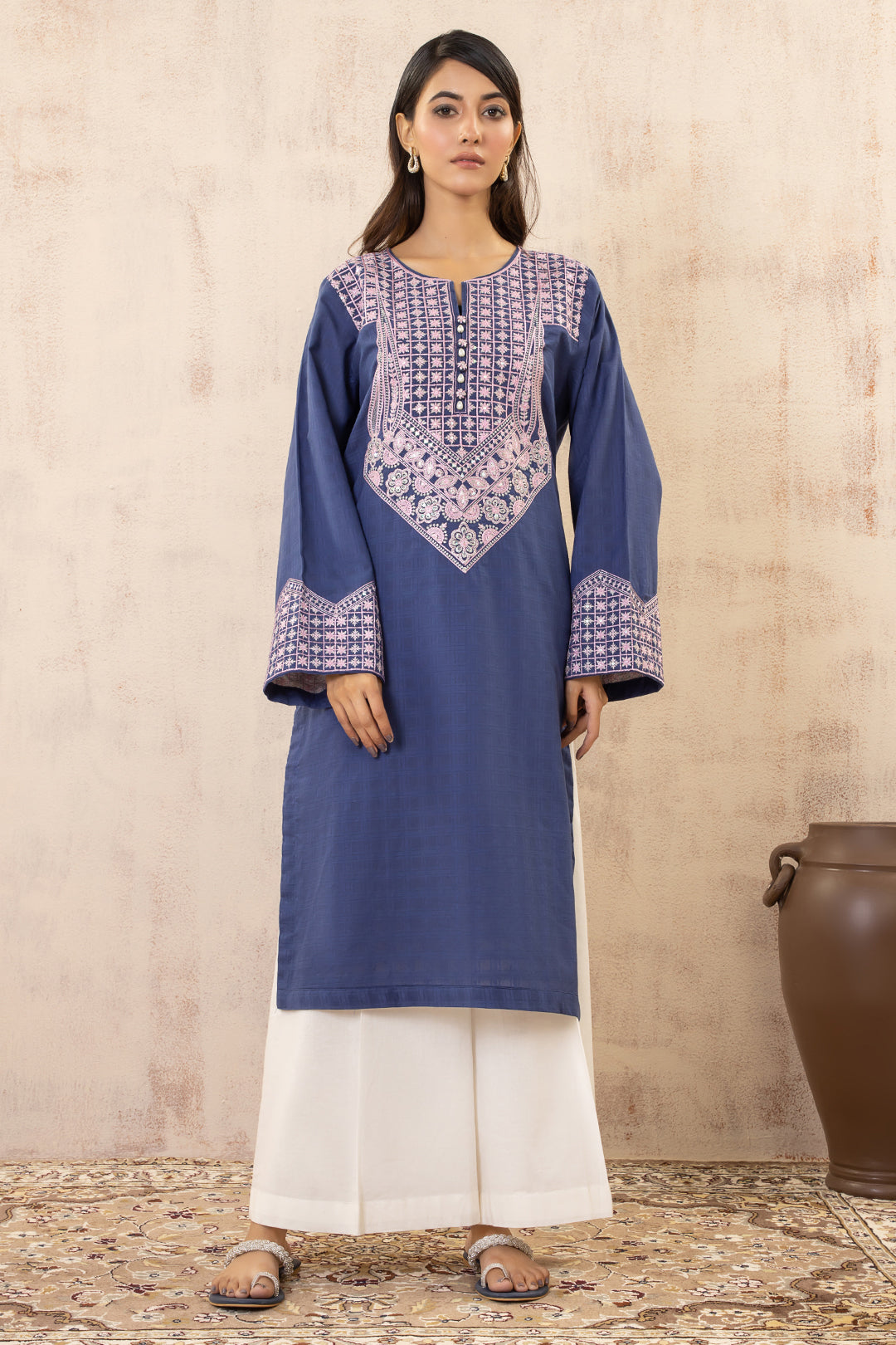 Zellbury | Summer Pret | Embroidered Kurta - 2014 - by - Libasekhas UK - Registered Vendor of : Zellbury Women - 100% Original Designer Dresss