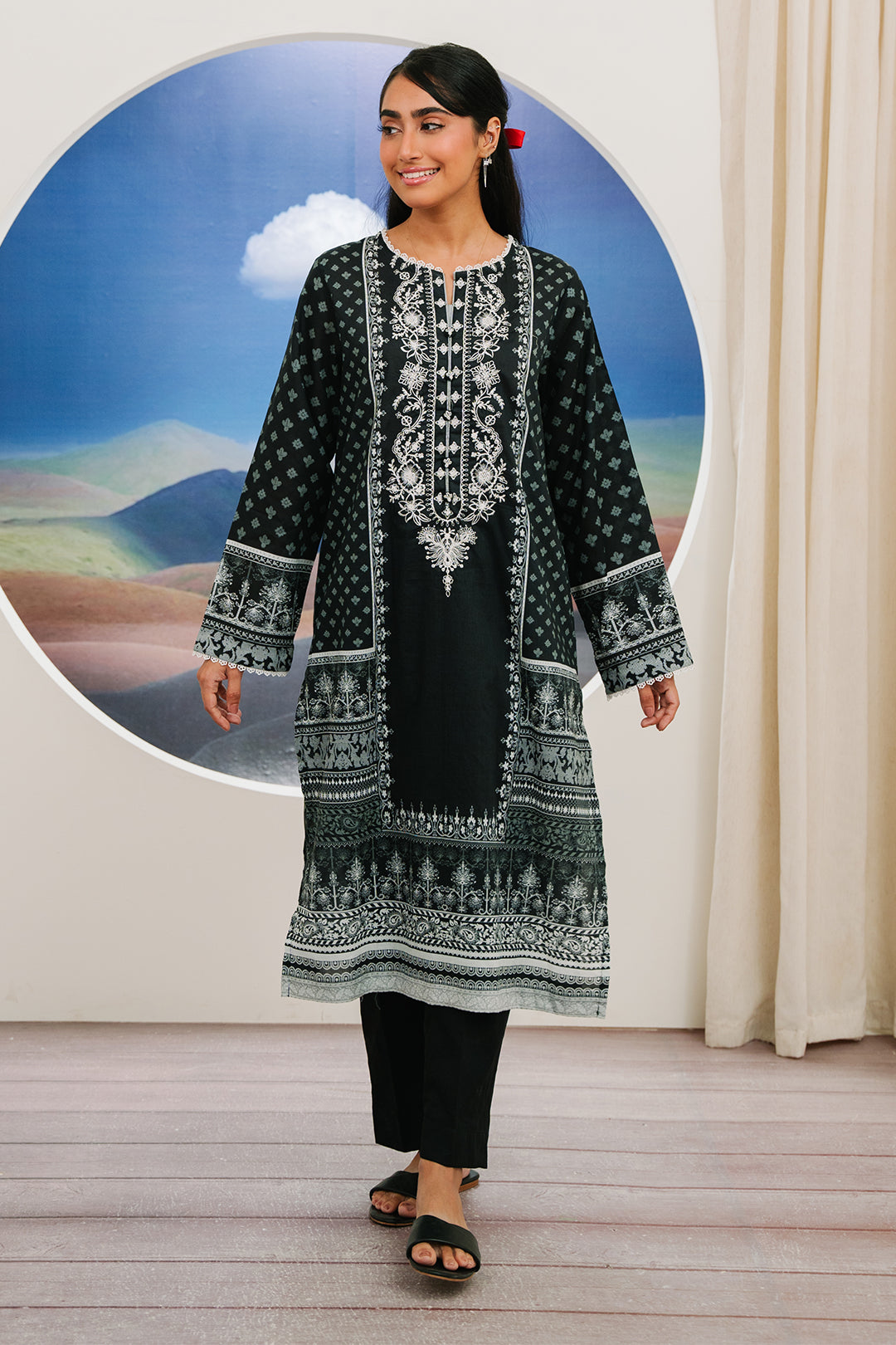 Zellbury | Summer Pret | Embroidered Kurta - 2042 - by - Libasekhas UK - Registered Vendor of : Zellbury Women - 100% Original Designer Dresss