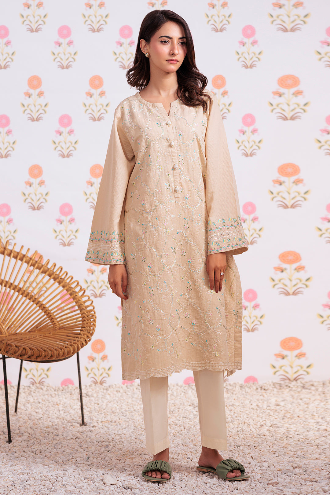 Zellbury | Summer Pret | Embroidered Kurta - 2140 - by - Libasekhas UK - Registered Vendor of : Zellbury Women - 100% Original Designer Dresss