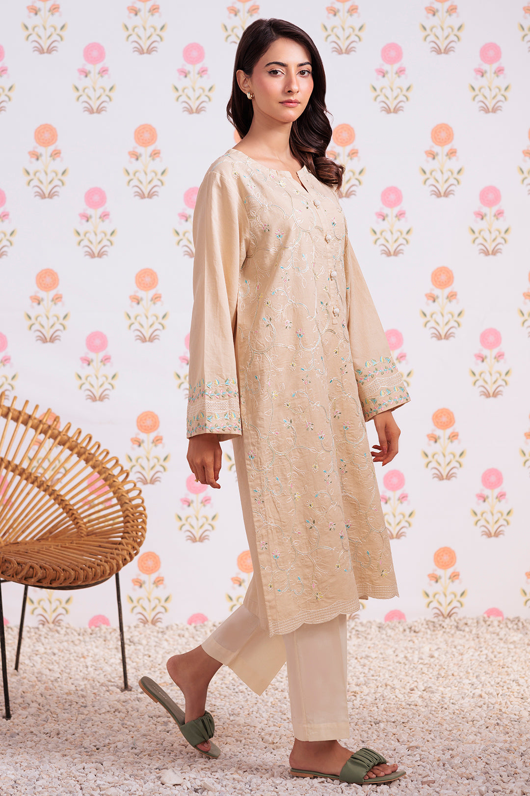 Zellbury | Summer Pret | Embroidered Kurta - 2140 - by - Libasekhas UK - Registered Vendor of : Zellbury Women - 100% Original Designer Dresss