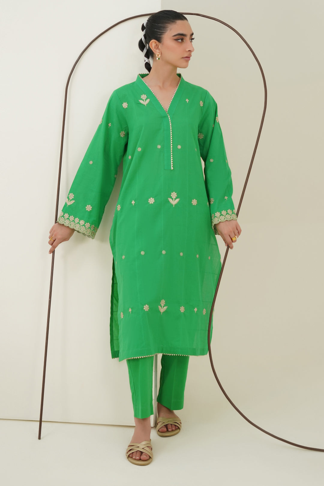 Zellbury | Summer Pret | Embroidered Kurta Trouser - 1933 - by - Libasekhas UK - Registered Vendor of : Zellbury Women - 100% Original Designer Dresss