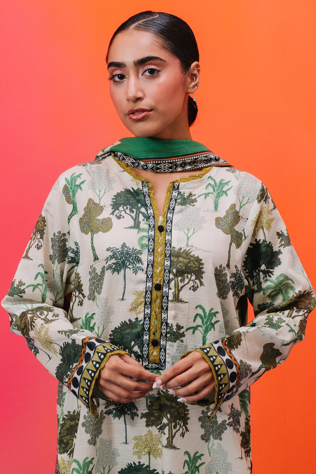 Zellbury | Summer Pret | Kurta Dupatta - 2062 - by - Libasekhas UK - Registered Vendor of : Zellbury Women - 100% Original Designer Dresss