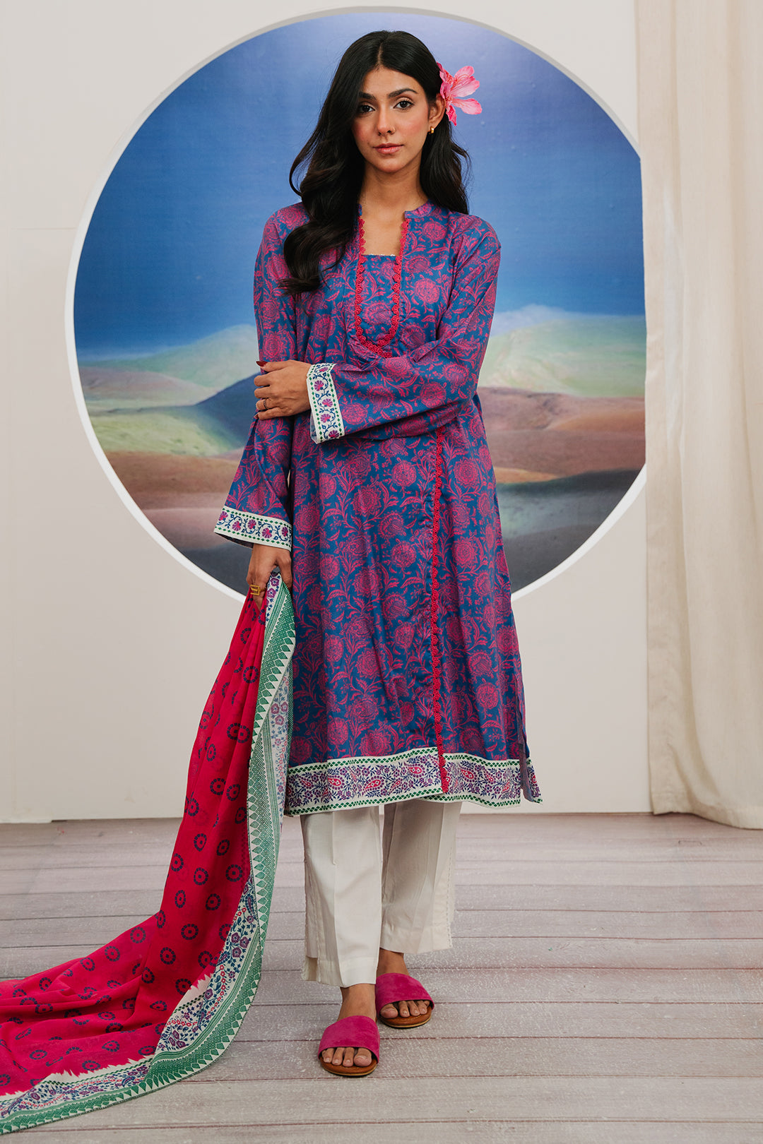 Zellbury | Summer Pret | Kurta Dupatta - 2068 - by - Libasekhas UK - Registered Vendor of : Zellbury Women - 100% Original Designer Dresss
