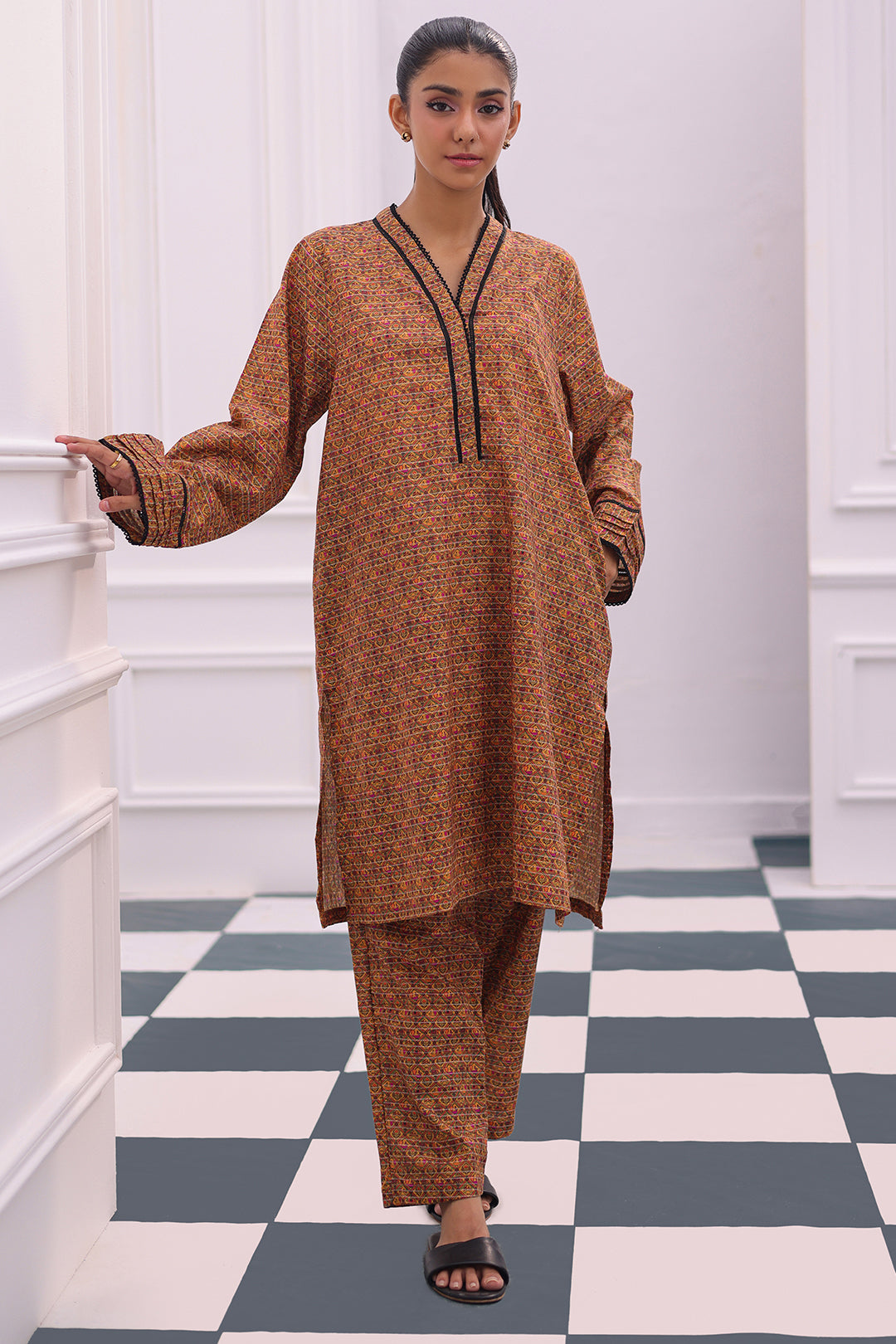 Zellbury | Summer Pret | Kurta Trouser - 2078 - by - Libasekhas UK - Registered Vendor of : Zellbury Women - 100% Original Designer Dresss