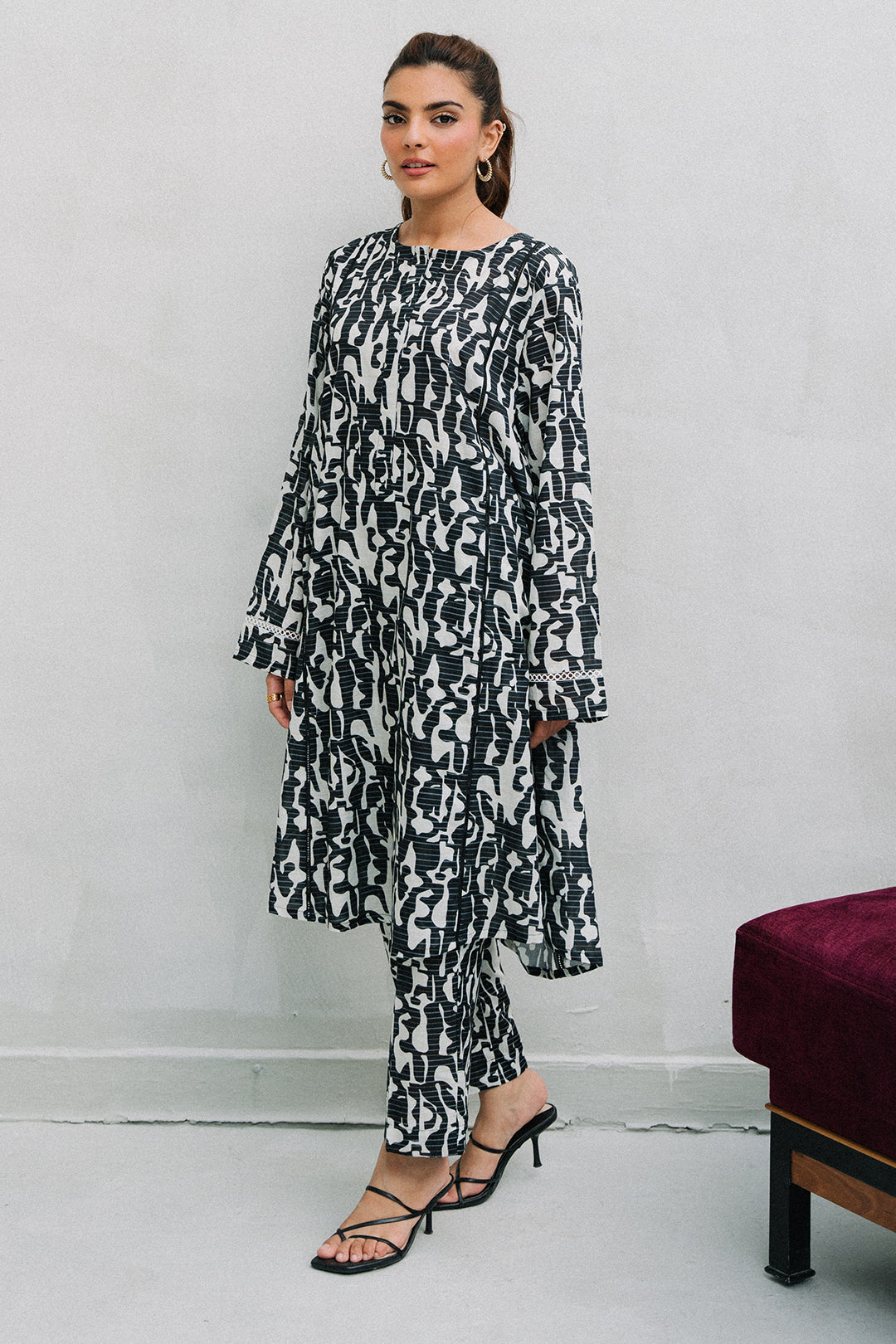 Zellbury | Summer Pret | Kurta Trouser - 2081 - by - Libasekhas UK - Registered Vendor of : Zellbury Women - 100% Original Designer Dresss