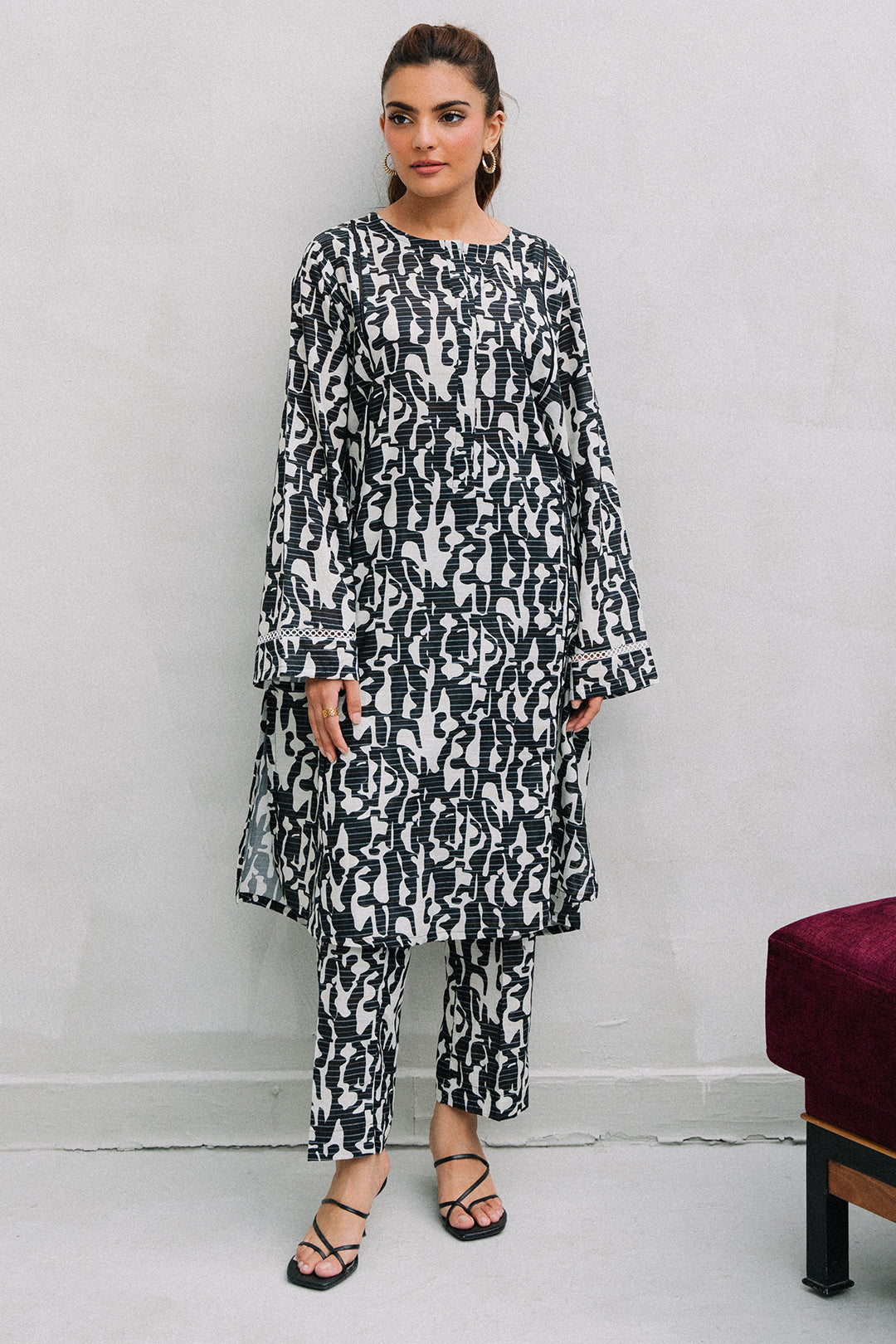 Zellbury | Summer Pret | Kurta Trouser - 2081 - by - Libasekhas UK - Registered Vendor of : Zellbury Women - 100% Original Designer Dresss