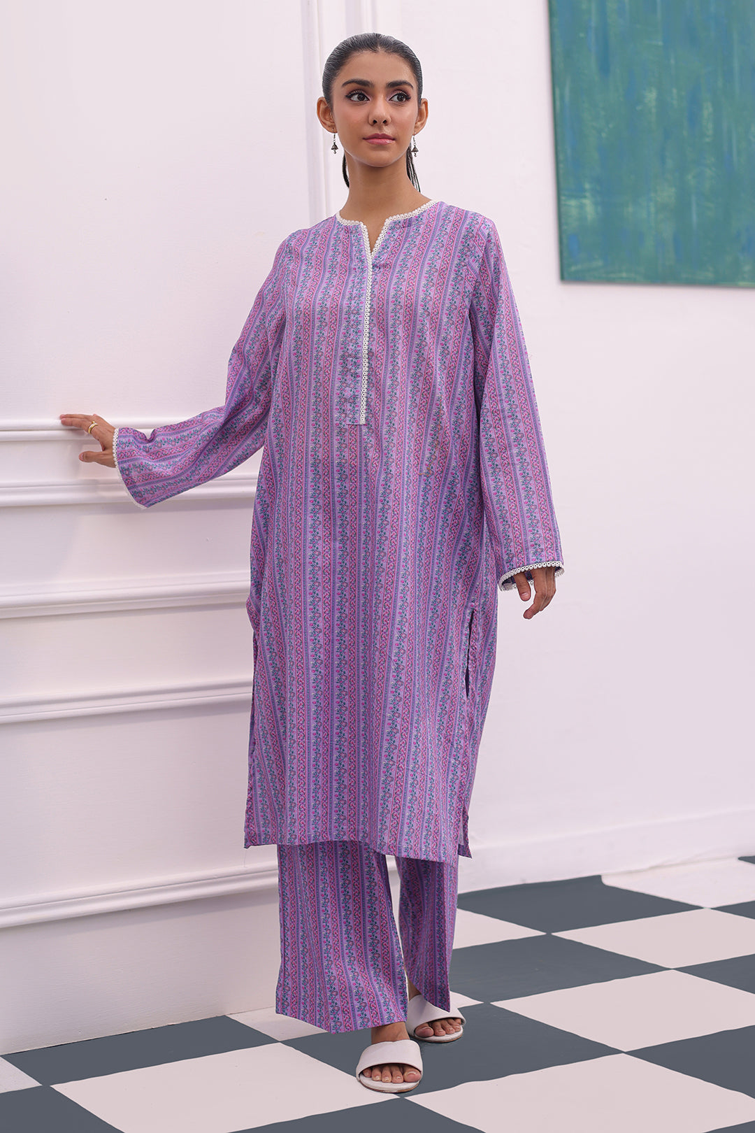 Zellbury | Summer Pret | Kurta Trouser - 2090 - by - Libasekhas UK - Registered Vendor of : Zellbury Women - 100% Original Designer Dresss