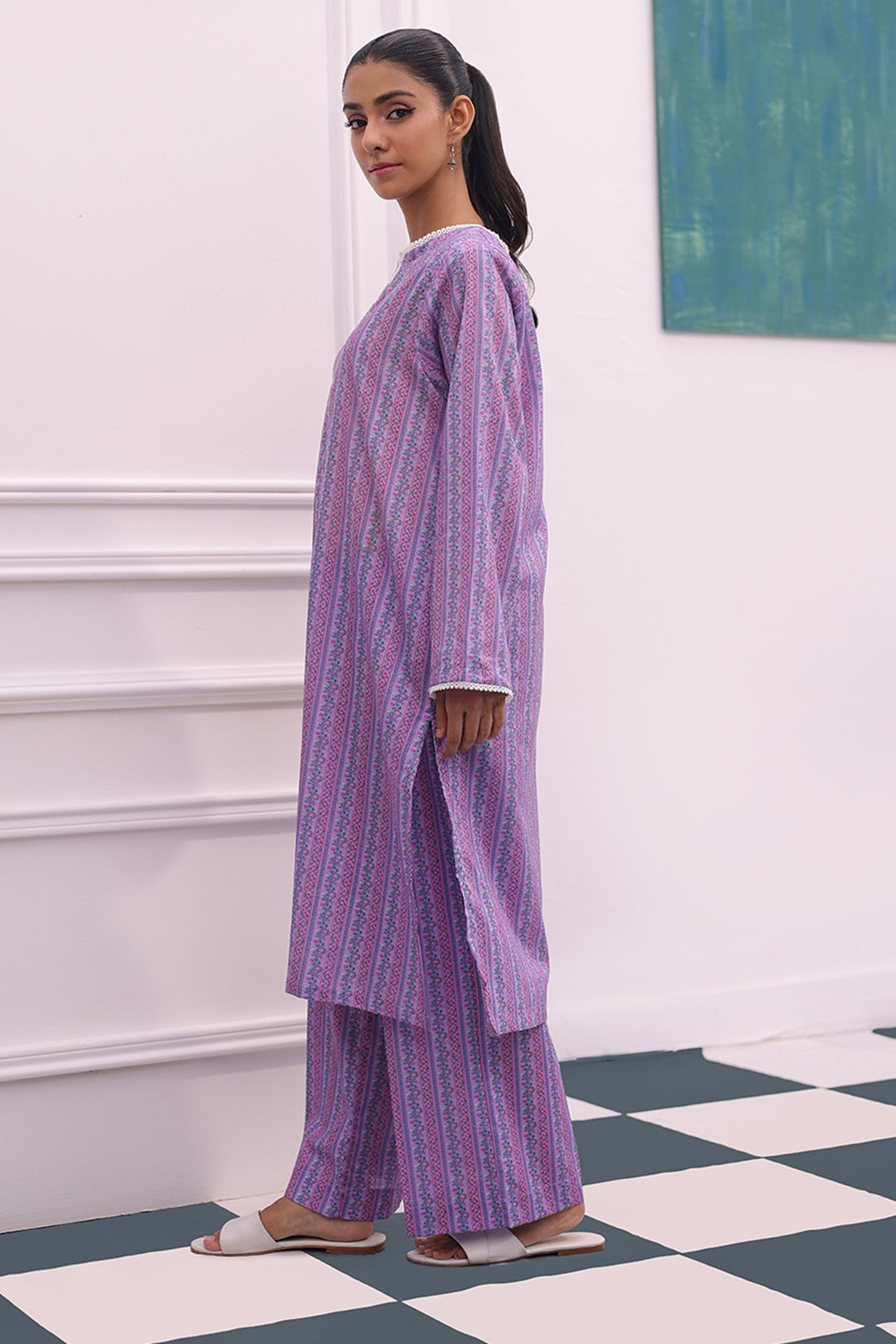 Zellbury | Summer Pret | Kurta Trouser - 2090 - by - Libasekhas UK - Registered Vendor of : Zellbury Women - 100% Original Designer Dresss