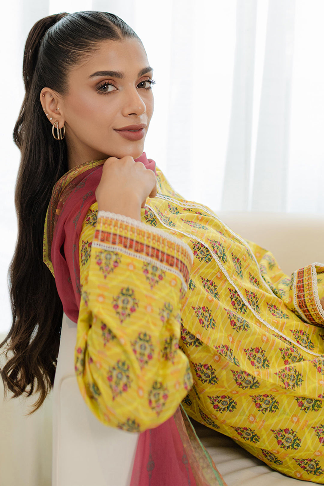 Zellbury | Summer Pret | Kurta Dupatta Trouser - 1746 - by - Libasekhas UK - Registered Vendor of : Zellbury Women - 100% Original Designer Dresss