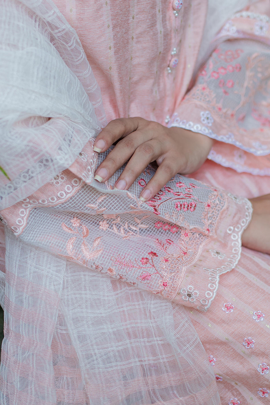 Zellbury | Summer Pret | Embroidered Kurta Dupatta Trouser - 2001 - by - Libasekhas UK - Registered Vendor of : Zellbury Women - 100% Original Designer Dresss