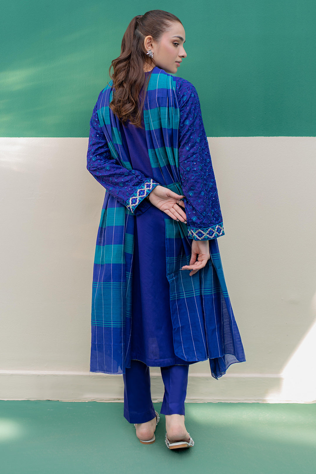 Zellbury | Summer Pret | Embroidered Kurta Dupatta Trouser - 2004 - by - Libasekhas UK - Registered Vendor of : Zellbury Women - 100% Original Designer Dresss