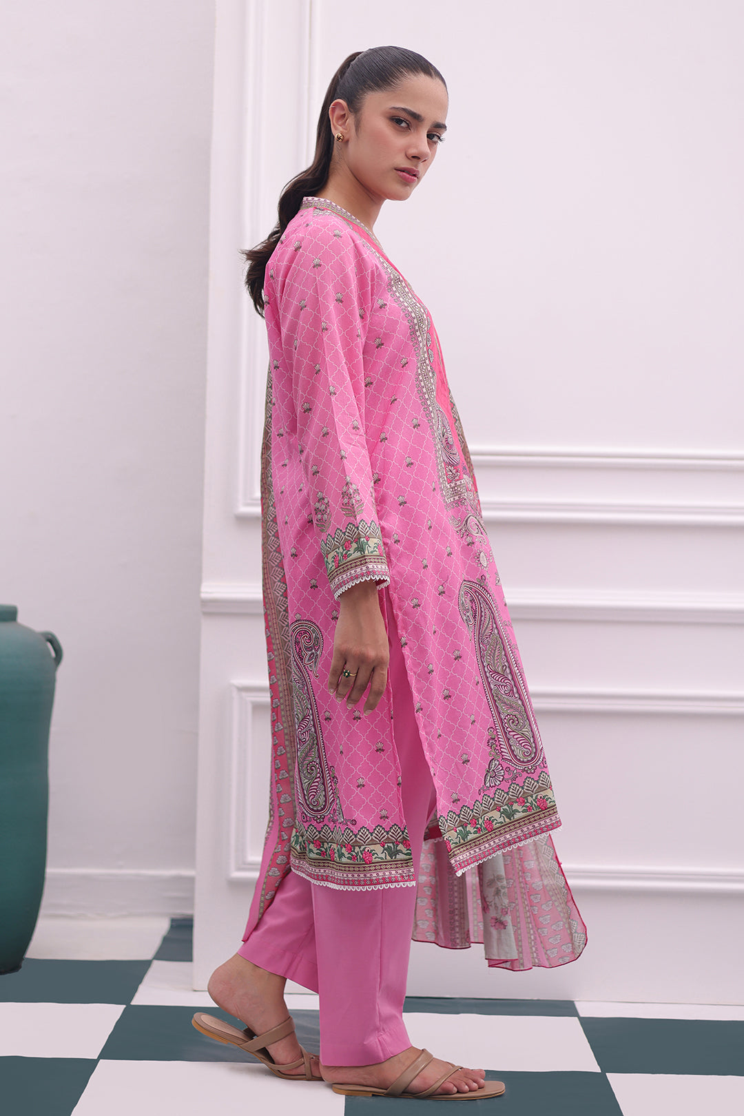 Zellbury | Summer Pret | Kurta Dupatta Trouser - 2106 - by - Libasekhas UK - Registered Vendor of : Zellbury Women - 100% Original Designer Dresss