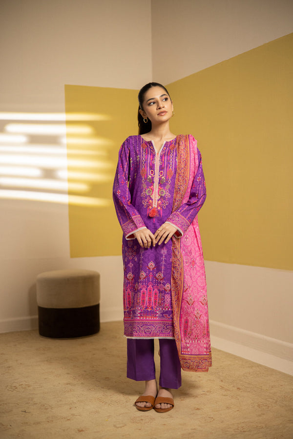Zellbury | Summer Pret | Kurta Dupatta Trouser - 2110 - by - Libasekhas UK - Registered Vendor of : Zellbury Women - 100% Original Designer Dresss