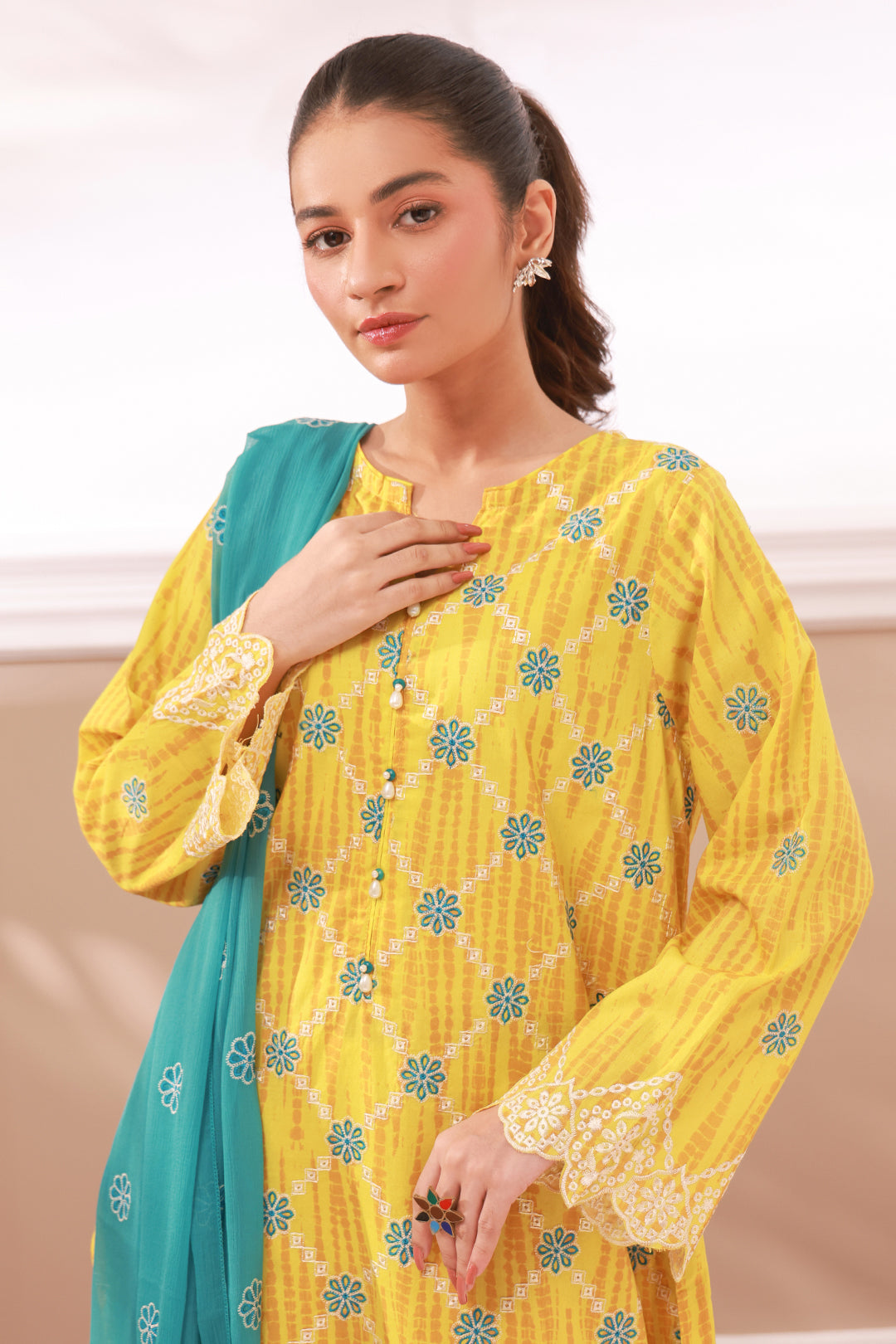 Zellbury | Summer Pret | Embroidered Kurta Dupatta Trouser - 2133 - by - Libasekhas UK - Registered Vendor of : Zellbury Women - 100% Original Designer Dresss