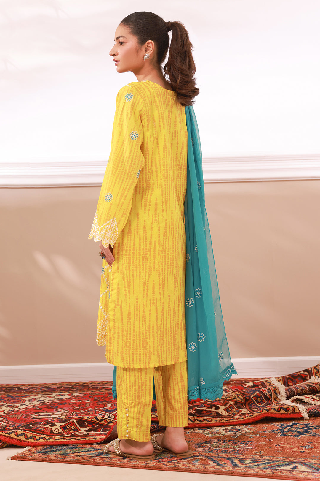 Zellbury | Summer Pret | Embroidered Kurta Dupatta Trouser - 2133 - by - Libasekhas UK - Registered Vendor of : Zellbury Women - 100% Original Designer Dresss