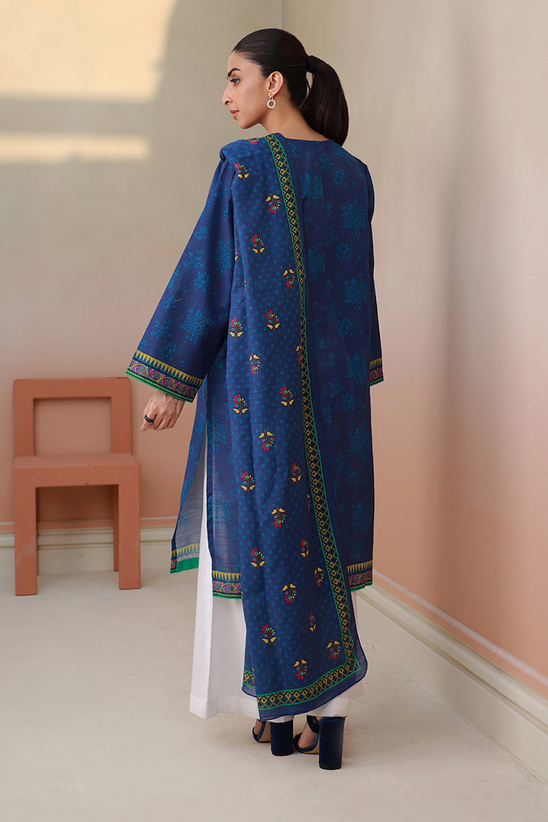 Zellbury | Winter Pret | Kurta Dupatta - 1523 - by - Libasekhas UK - Registered Vendor of : Zellbury Women - 100% Original Designer Dresss