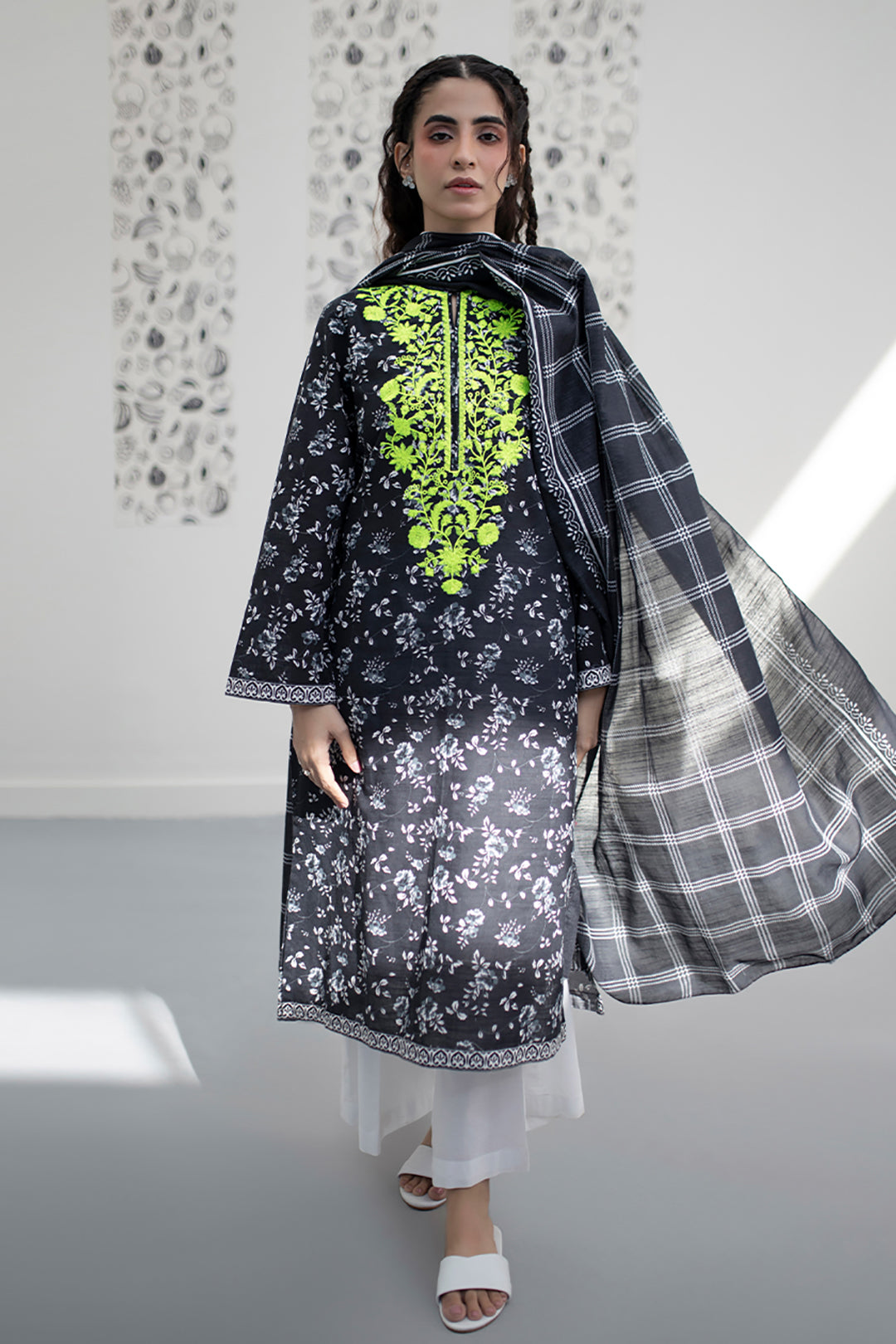 Zellbury | Winter Pret | Embroidered Kurta Dupatta - 1525 - by - Libasekhas UK - Registered Vendor of : Zellbury Women - 100% Original Designer Dresss