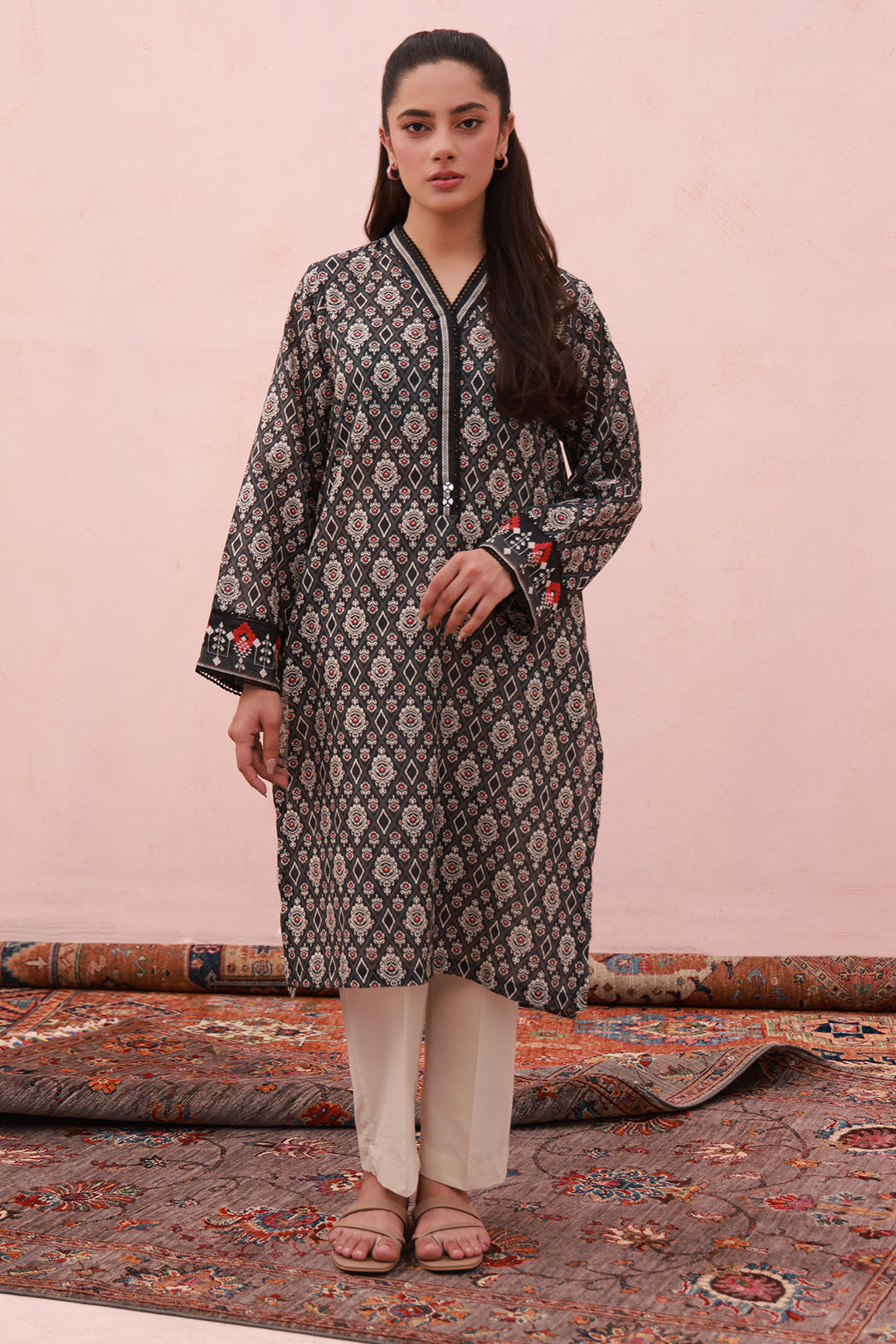 Zellbury | Winter Pret | Kurta - 2910 - by - Libasekhas UK - Registered Vendor of : Zellbury Women - 100% Original Designer Dresss