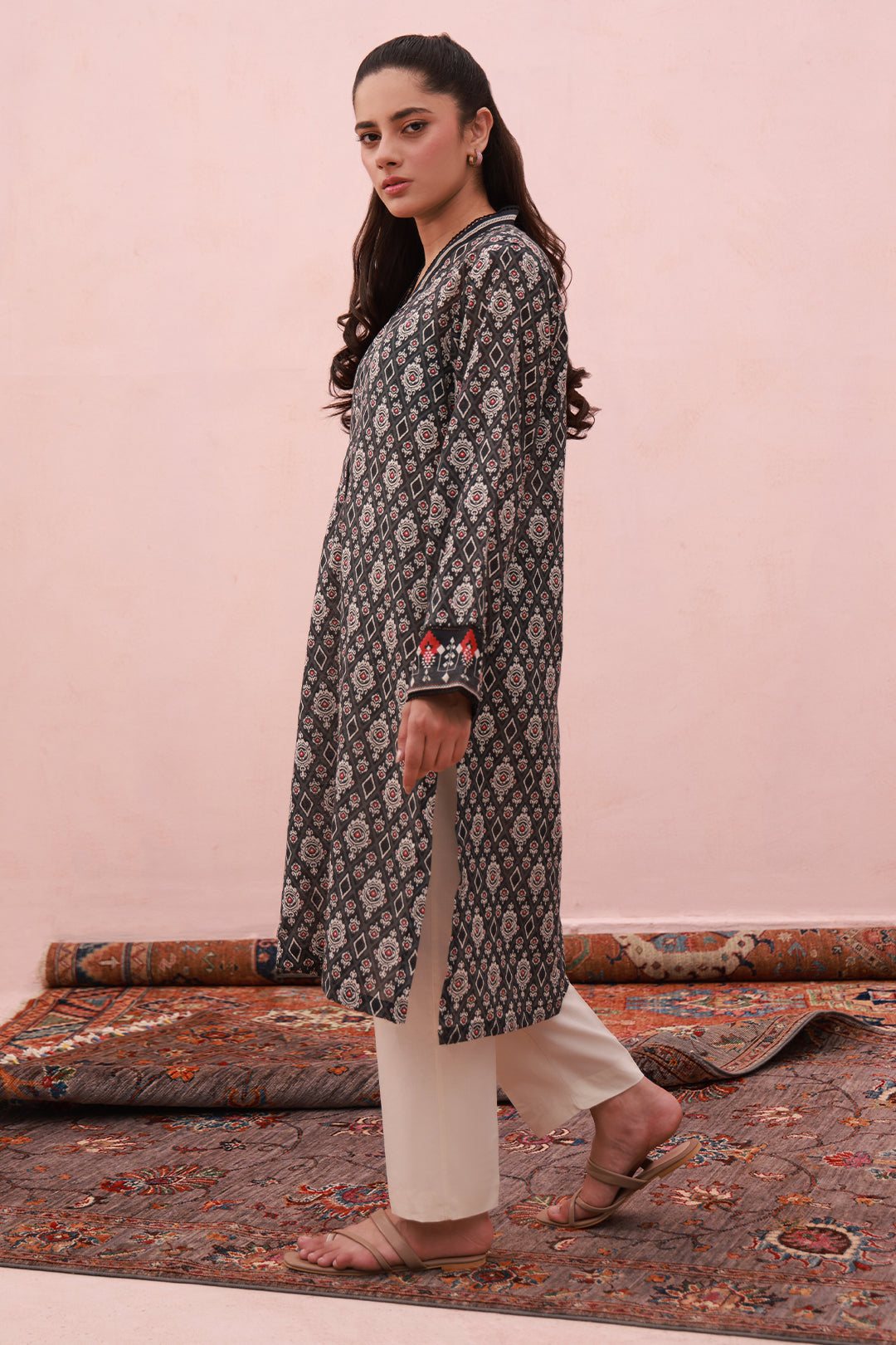 Zellbury | Winter Pret | Kurta - 2910 - by - Libasekhas UK - Registered Vendor of : Zellbury Women - 100% Original Designer Dresss