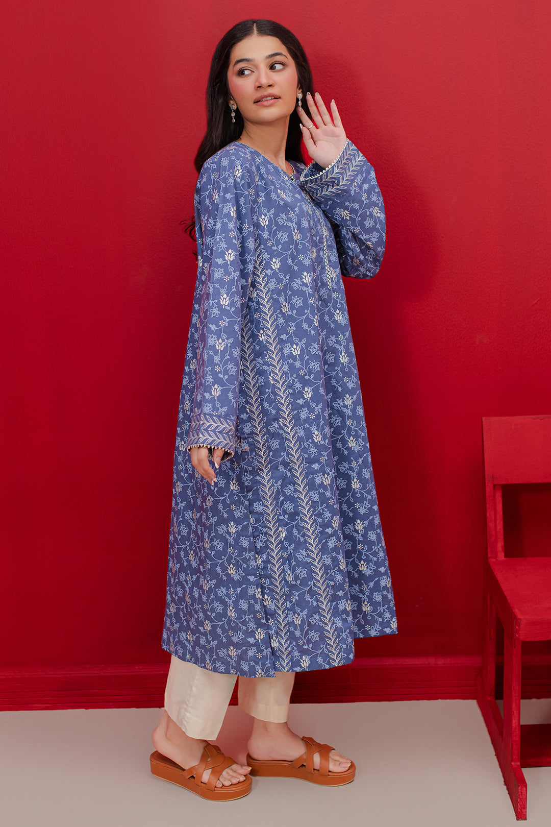 Zellbury | Winter Pret | Kurta - 2969 - by - Libasekhas UK - Registered Vendor of : Zellbury Women - 100% Original Designer Dresss