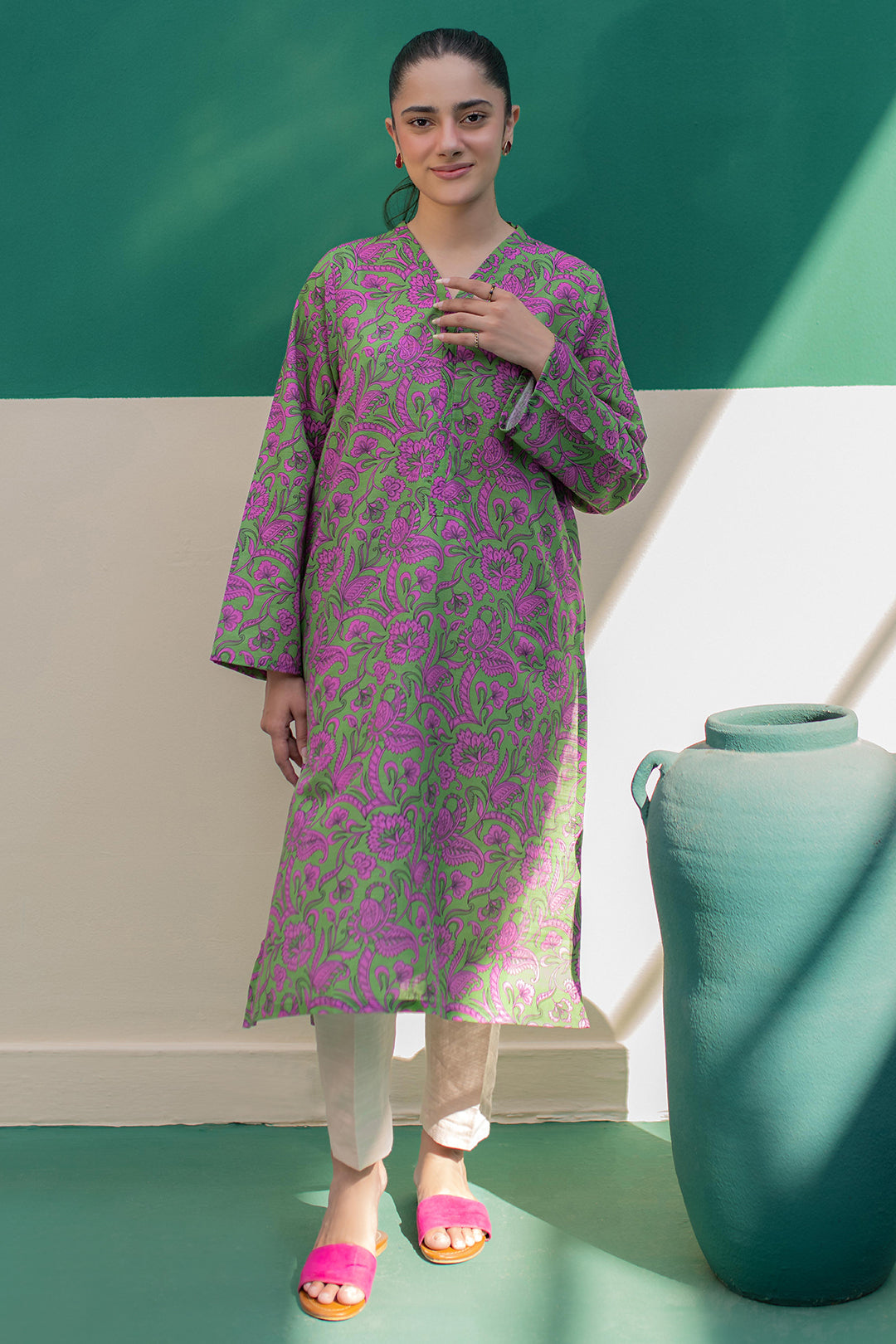 Zellbury | Winter Pret | Kurta - 3019 - by - Libasekhas UK - Registered Vendor of : Zellbury Women - 100% Original Designer Dresss