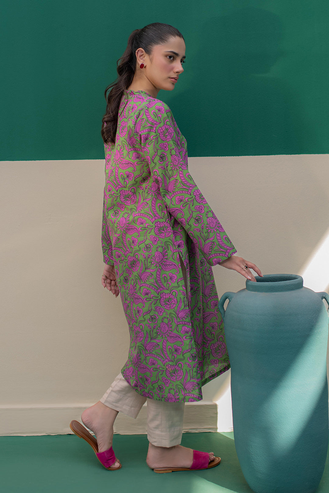 Zellbury | Winter Pret | Kurta - 3019 - by - Libasekhas UK - Registered Vendor of : Zellbury Women - 100% Original Designer Dresss