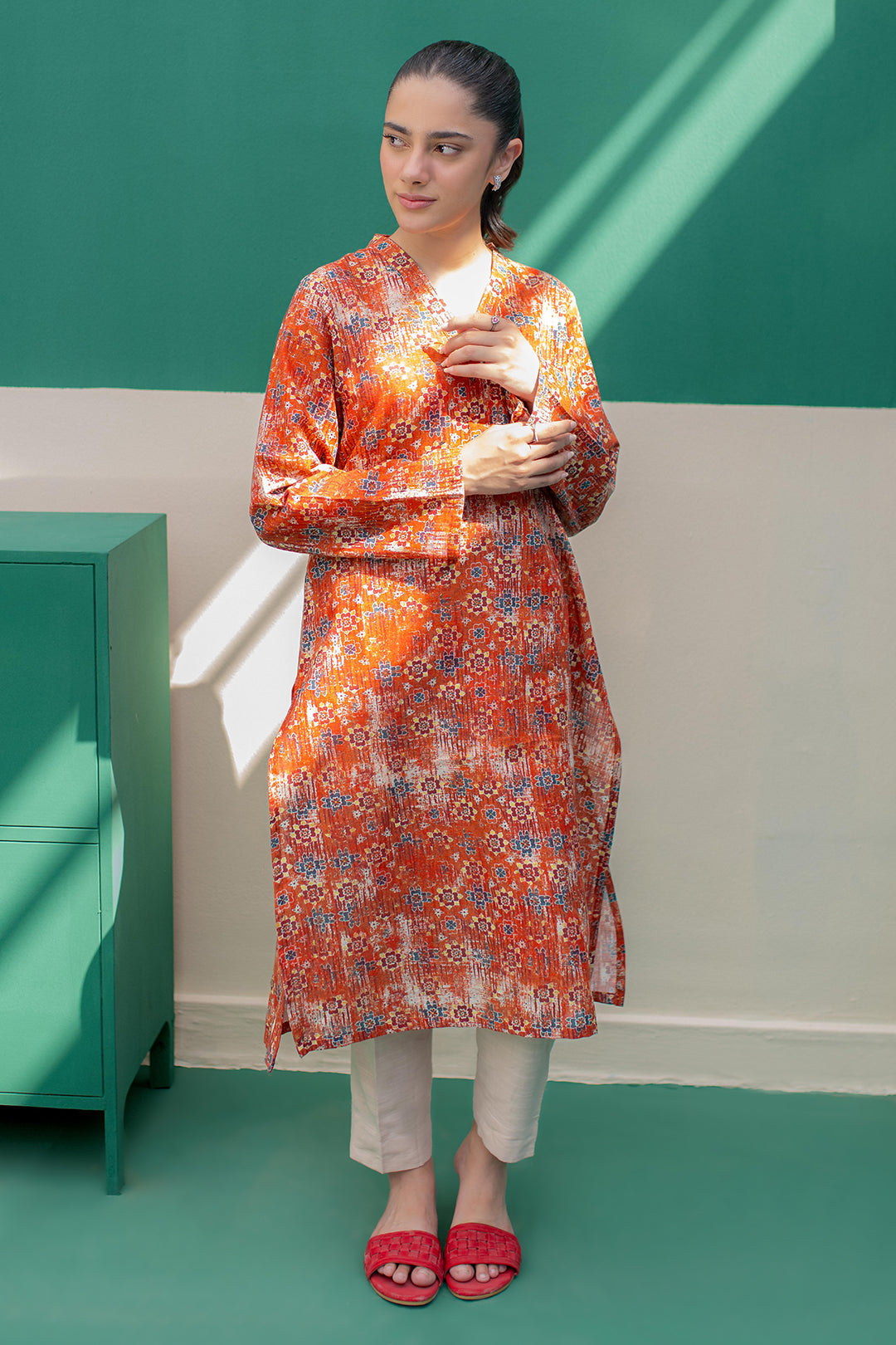 Zellbury | Winter Pret | Kurta - 3077 - by - Libasekhas UK - Registered Vendor of : Zellbury Women - 100% Original Designer Dresss