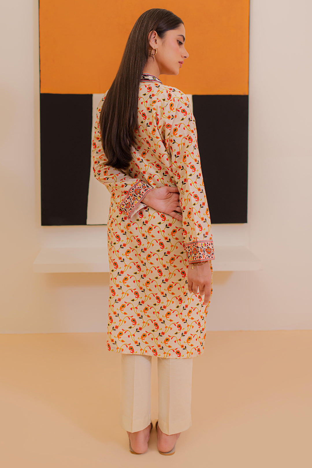 Zellbury | Winter Pret | Kurta - 3078 - by - Libasekhas UK - Registered Vendor of : Zellbury Women - 100% Original Designer Dresss