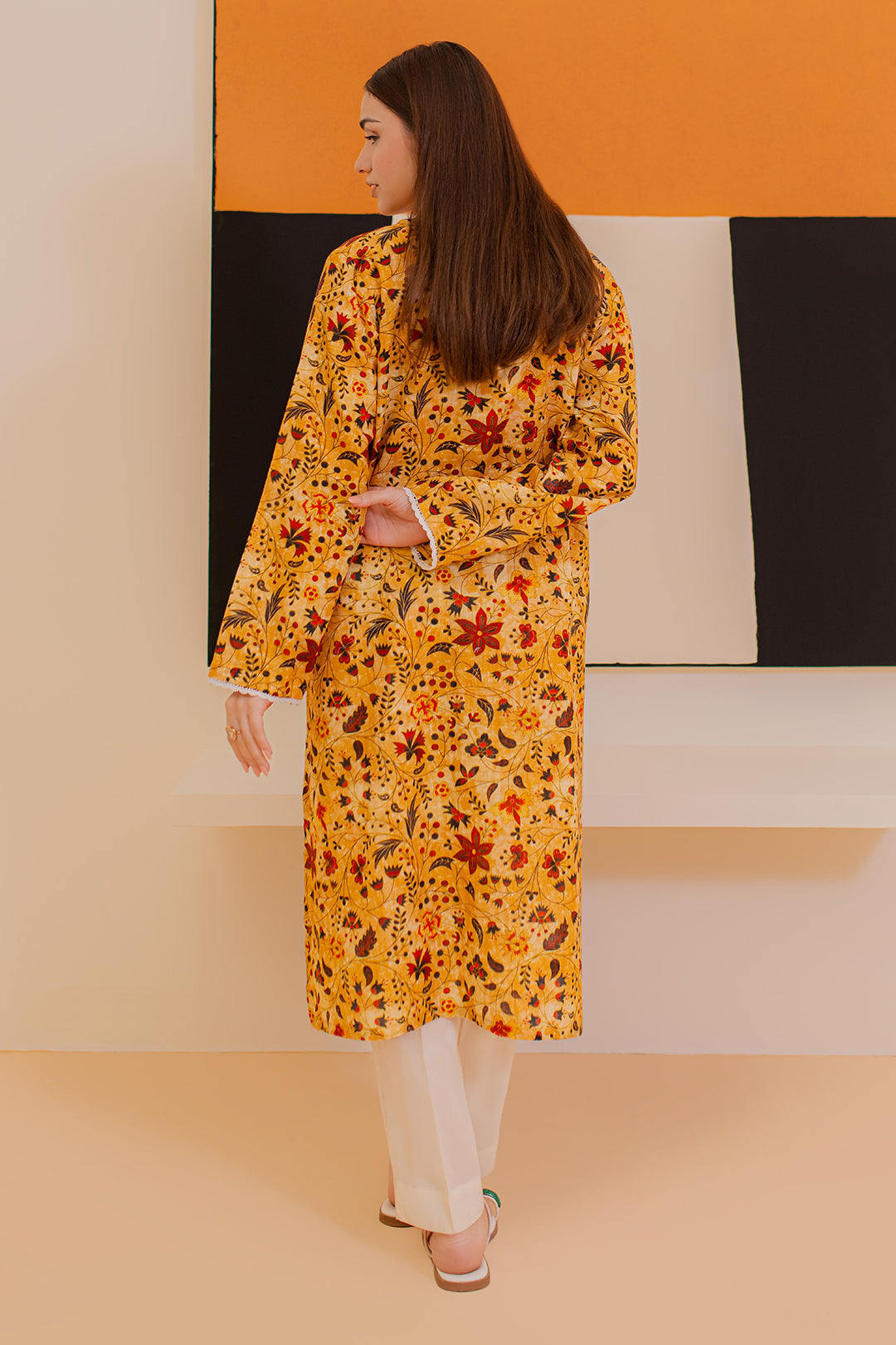 Zellbury | Winter Pret | Kurta - 3079 - by - Libasekhas UK - Registered Vendor of : Zellbury Women - 100% Original Designer Dresss