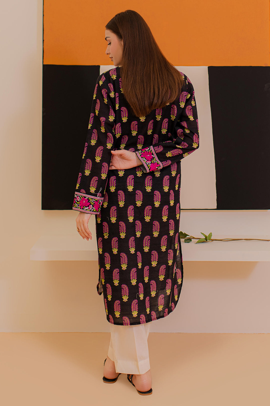 Zellbury | Winter Pret | Kurta - 3124 - by - Libasekhas UK - Registered Vendor of : Zellbury Women - 100% Original Designer Dresss