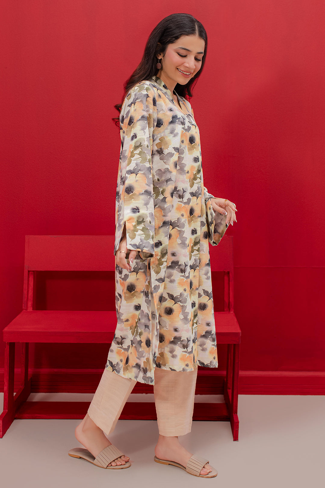 Zellbury | Winter Pret | Kurta - 3159 - by - Libasekhas UK - Registered Vendor of : Zellbury Women - 100% Original Designer Dresss