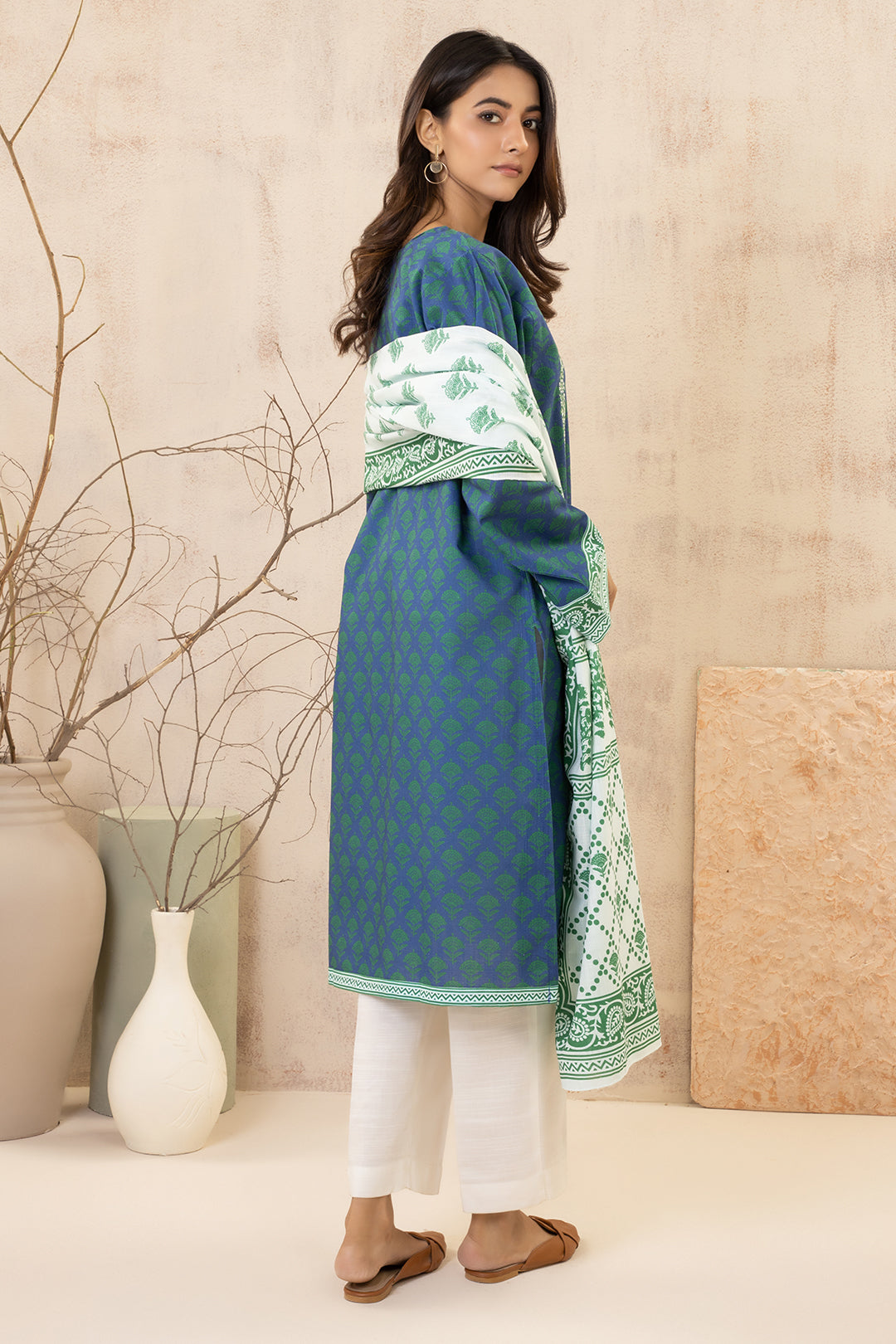 Zellbury | Winter Pret | Embroidered Kurta Dupatta - 2935 - by - Libasekhas UK - Registered Vendor of : Zellbury Women - 100% Original Designer Dresss