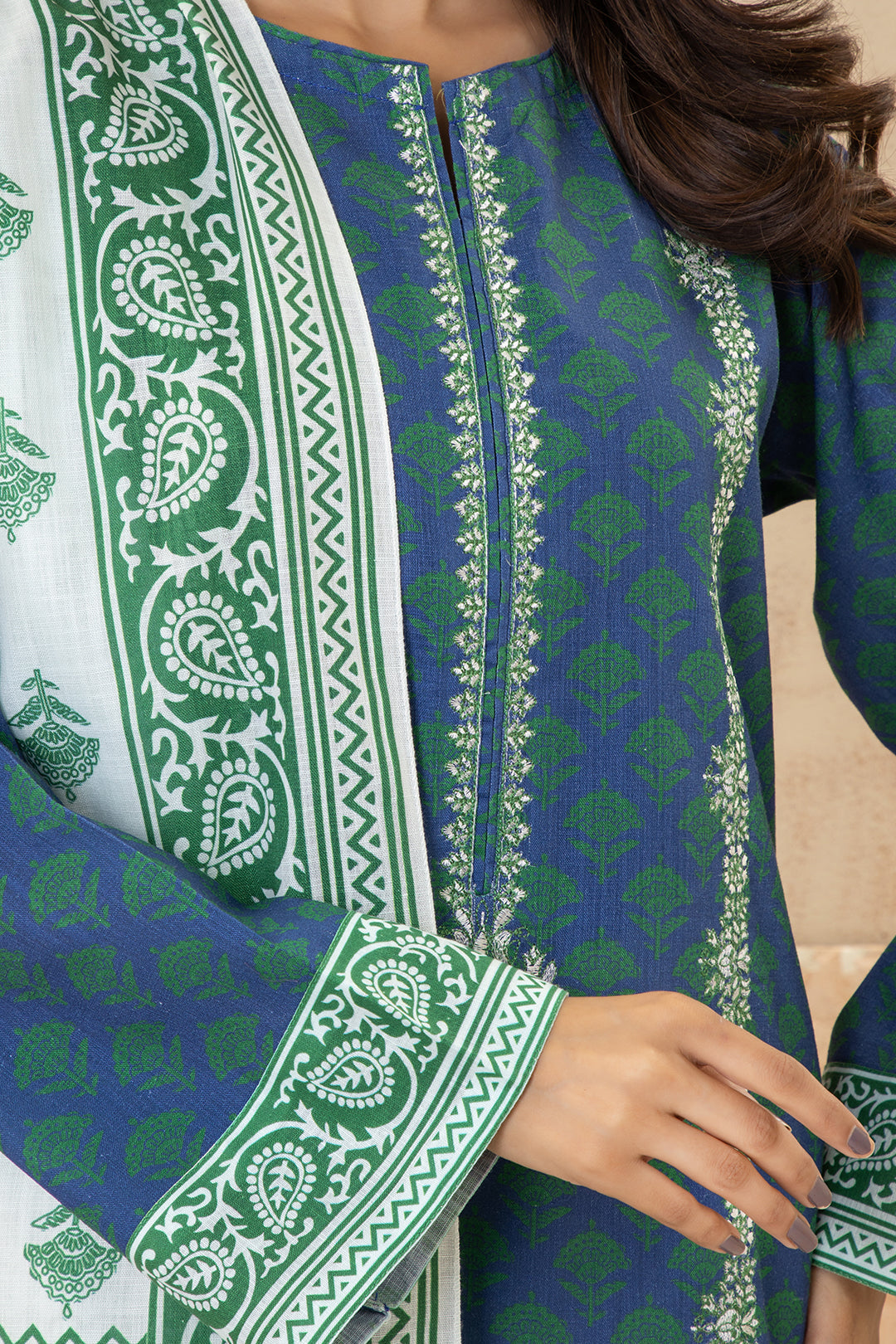 Zellbury | Winter Pret | Embroidered Kurta Dupatta - 2935 - by - Libasekhas UK - Registered Vendor of : Zellbury Women - 100% Original Designer Dresss