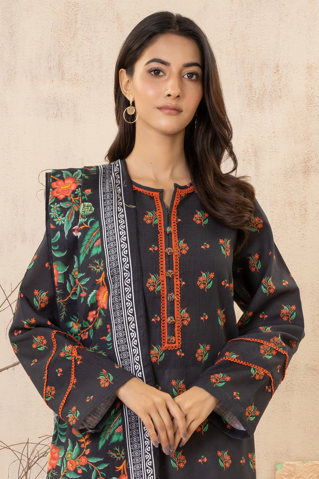 Zellbury | Winter Pret | Kurta Dupatta - 2979 - by - Libasekhas UK - Registered Vendor of : Zellbury Women - 100% Original Designer Dresss