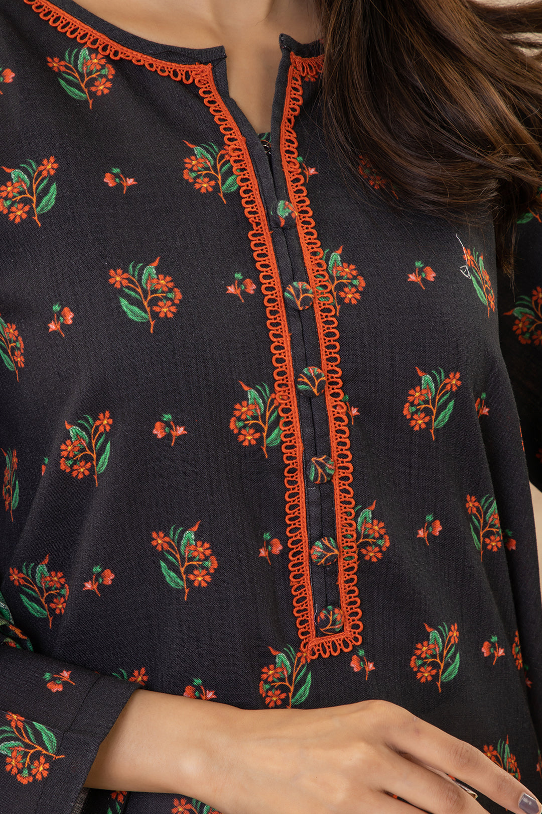 Zellbury | Winter Pret | Kurta Dupatta - 2979 - by - Libasekhas UK - Registered Vendor of : Zellbury Women - 100% Original Designer Dresss