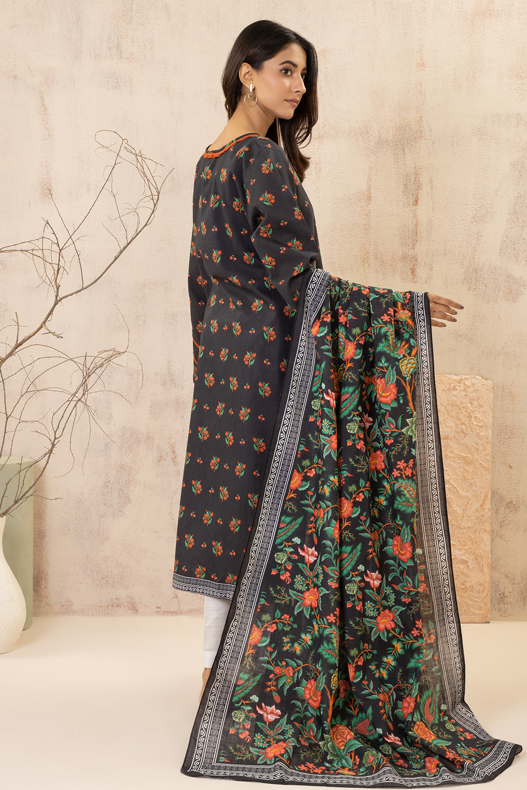 Zellbury | Winter Pret | Kurta Dupatta - 2979 - by - Libasekhas UK - Registered Vendor of : Zellbury Women - 100% Original Designer Dresss