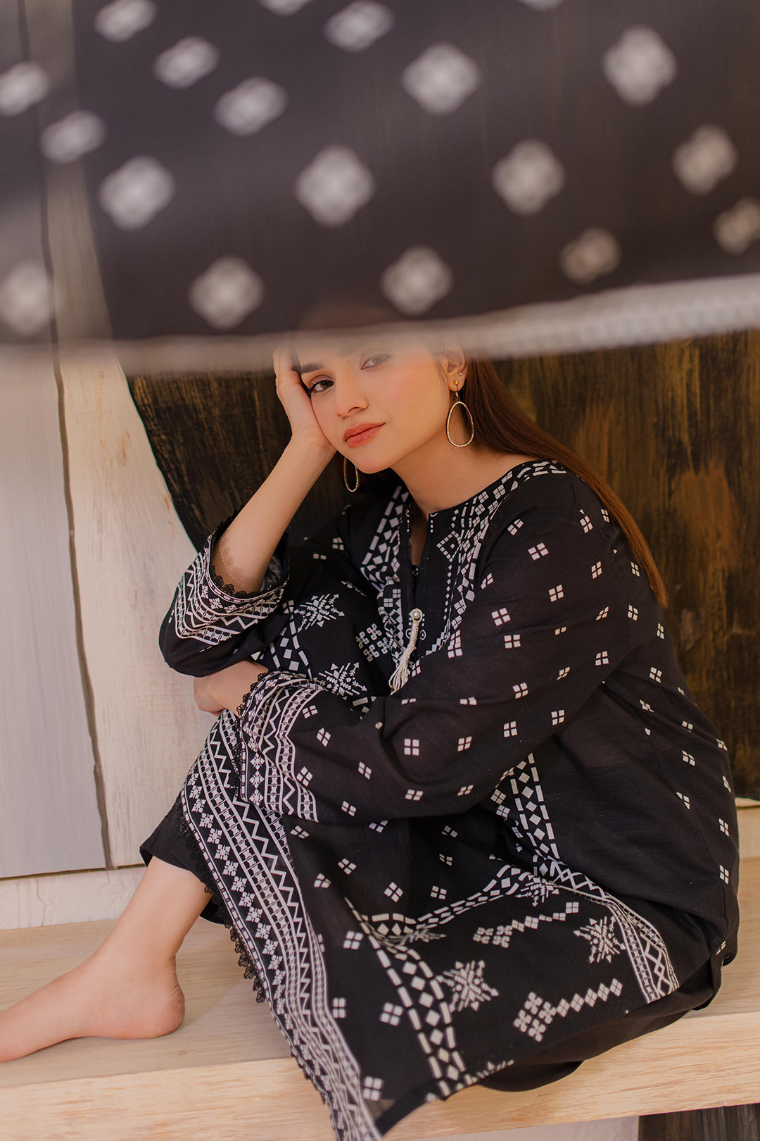 Zellbury | Winter Pret | Kurta Dupatta - 2981 - by - Libasekhas UK - Registered Vendor of : Zellbury Women - 100% Original Designer Dresss