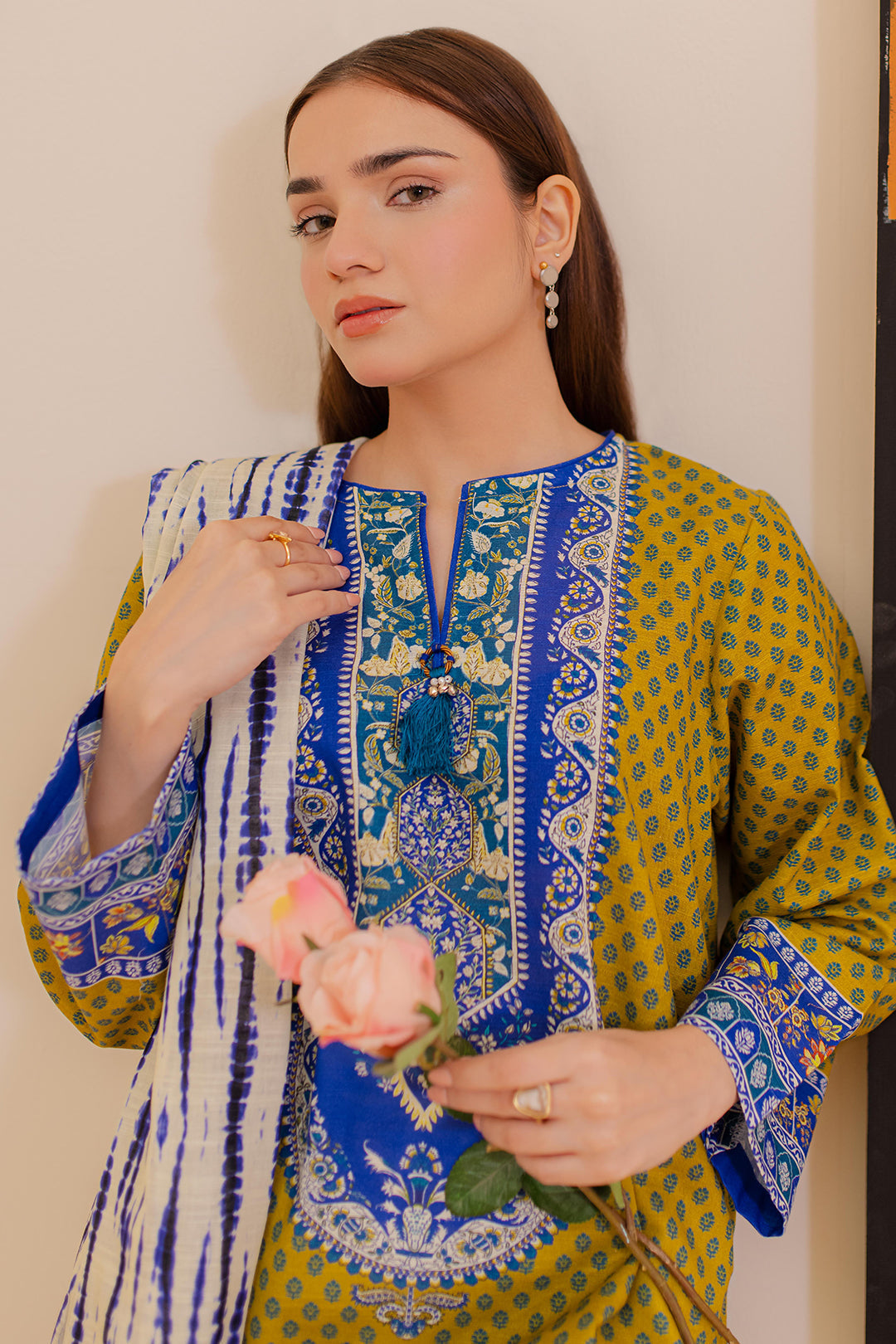 Zellbury | Winter Pret | Kurta Dupatta - 3032 - by - Libasekhas UK - Registered Vendor of : Zellbury Women - 100% Original Designer Dresss