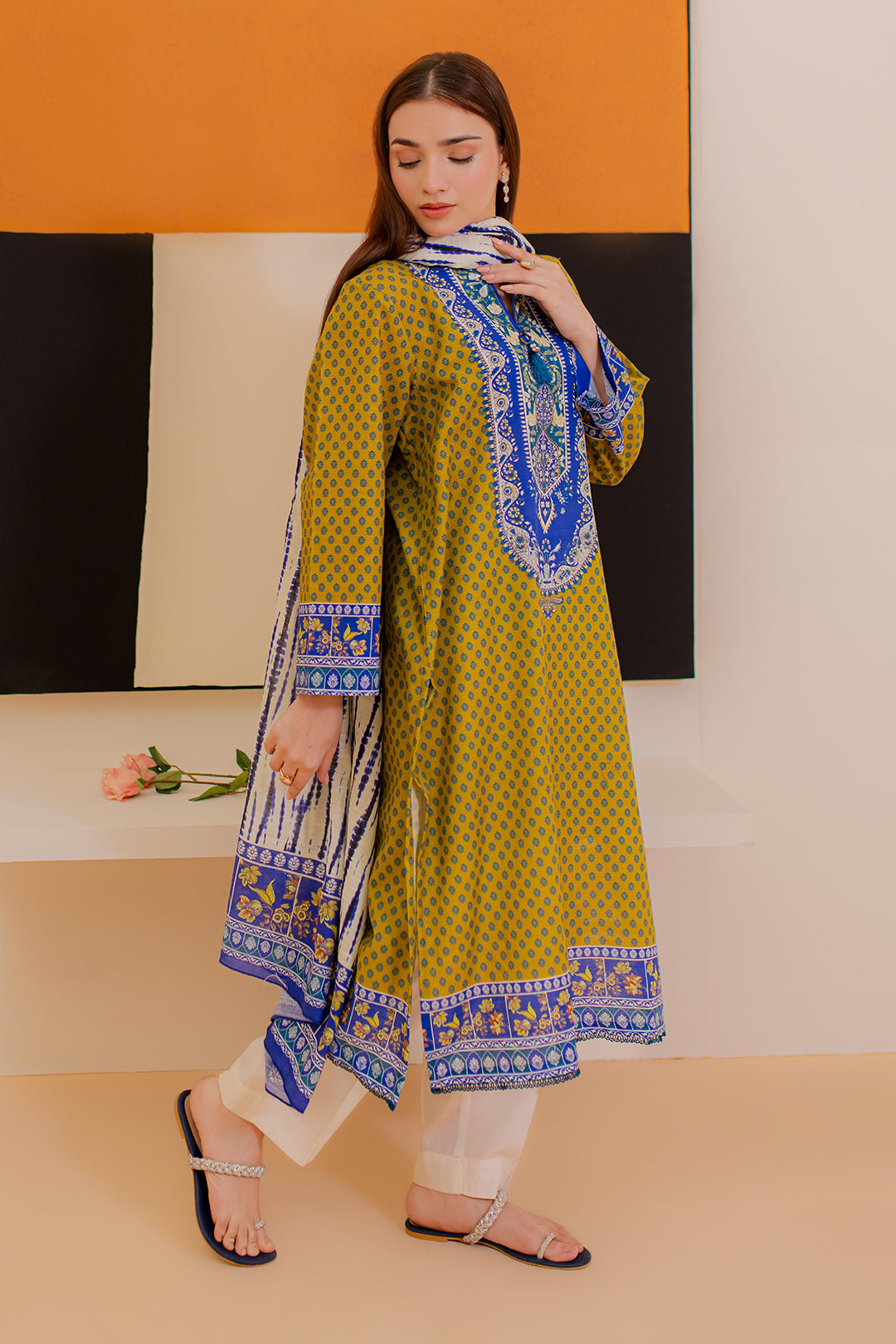 Zellbury | Winter Pret | Kurta Dupatta - 3032 - by - Libasekhas UK - Registered Vendor of : Zellbury Women - 100% Original Designer Dresss