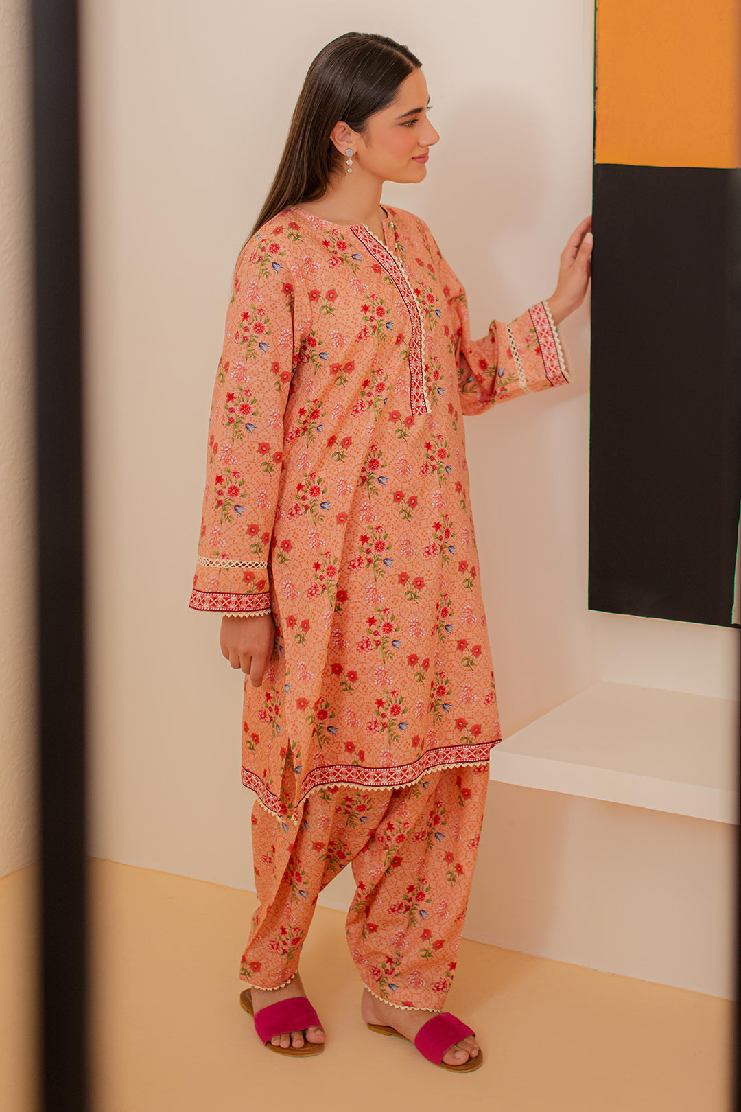 Zellbury | Winter Pret | Kurta Trouser - 3166 - by - Libasekhas UK - Registered Vendor of : Zellbury Women - 100% Original Designer Dresss