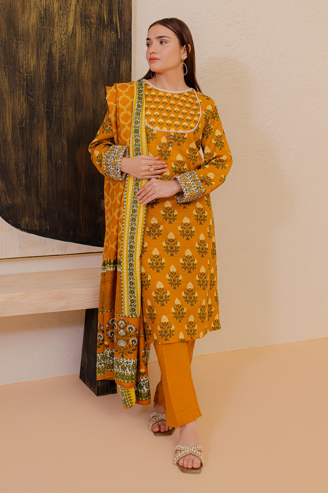 Zellbury | Winter Pret | Kurta Shawl Trouser - 2946 - by - Libasekhas UK - Registered Vendor of : Zellbury Women - 100% Original Designer Dresss