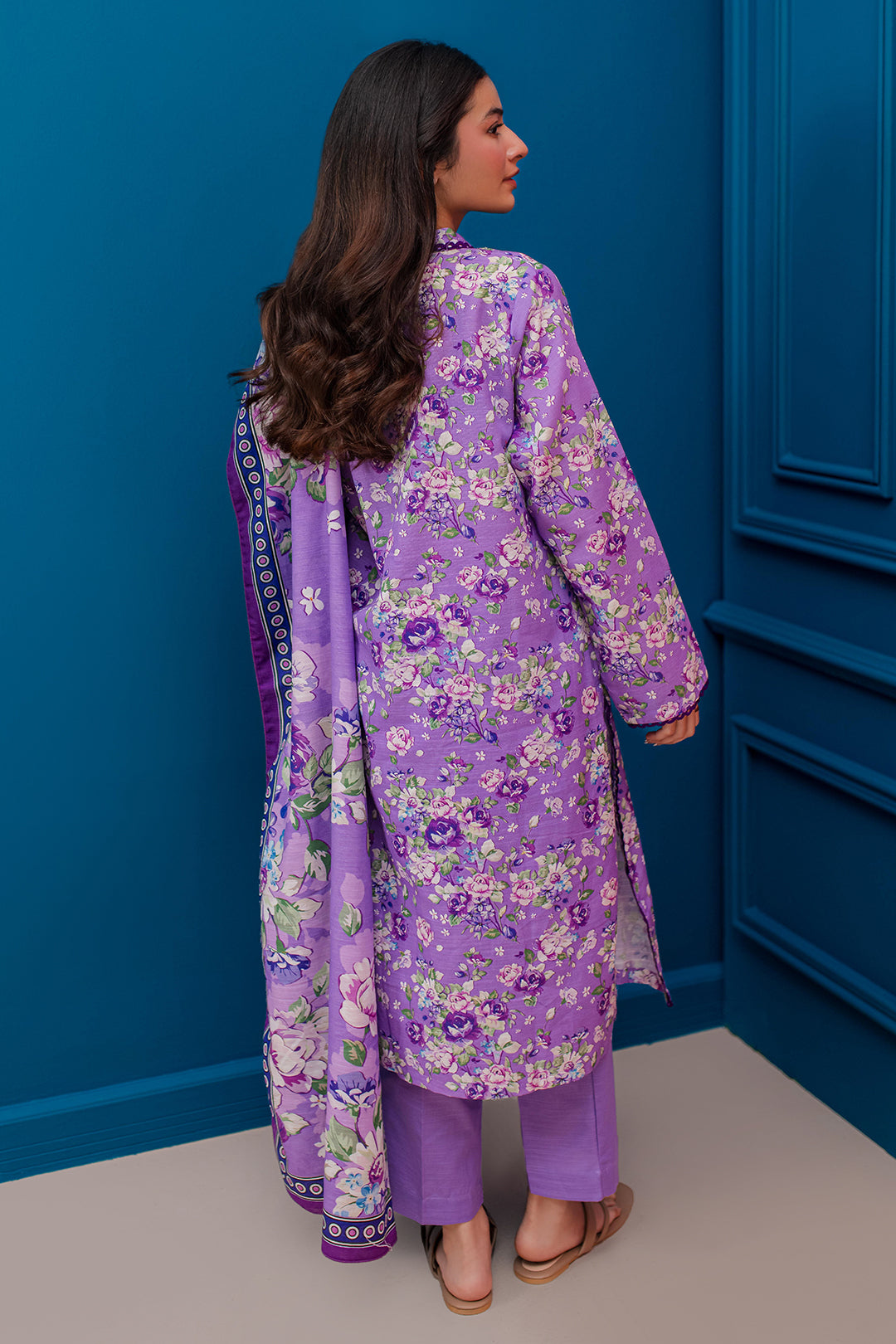 Zellbury | Winter Pret | Kurta Dupatta Trouser - 2948 - by - Libasekhas UK - Registered Vendor of : Zellbury Women - 100% Original Designer Dresss