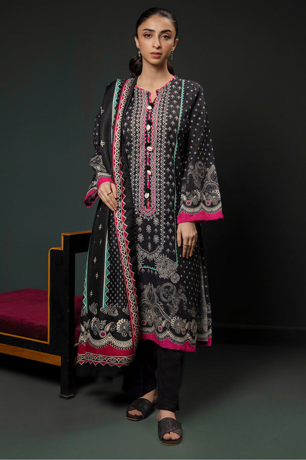 Zellbury | Winter Pret | Kurta Shawl Trouser - 3008 - by - Libasekhas UK - Registered Vendor of : Zellbury Women - 100% Original Designer Dresss