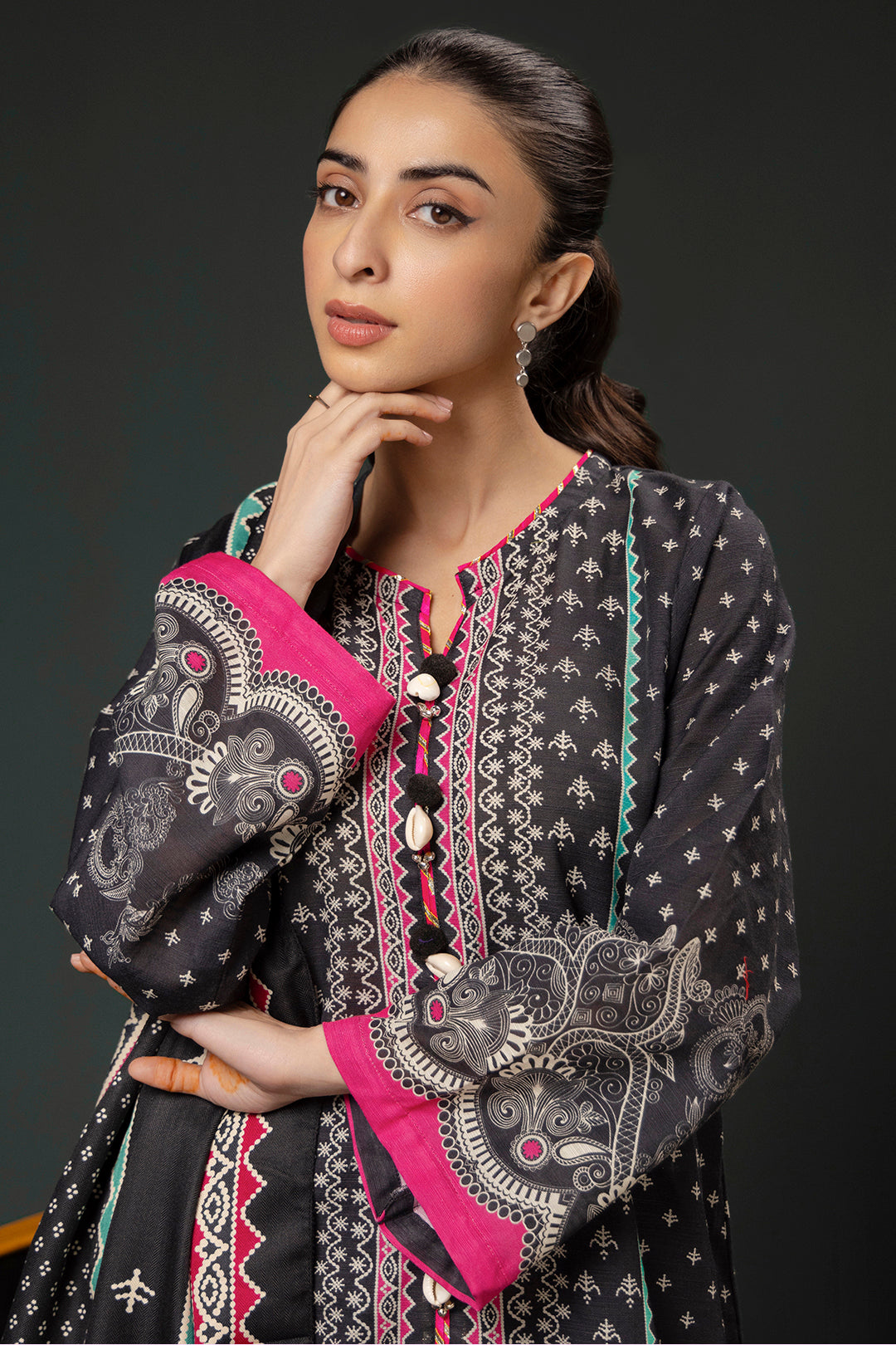Zellbury | Winter Pret | Kurta Shawl Trouser - 3008 - by - Libasekhas UK - Registered Vendor of : Zellbury Women - 100% Original Designer Dresss