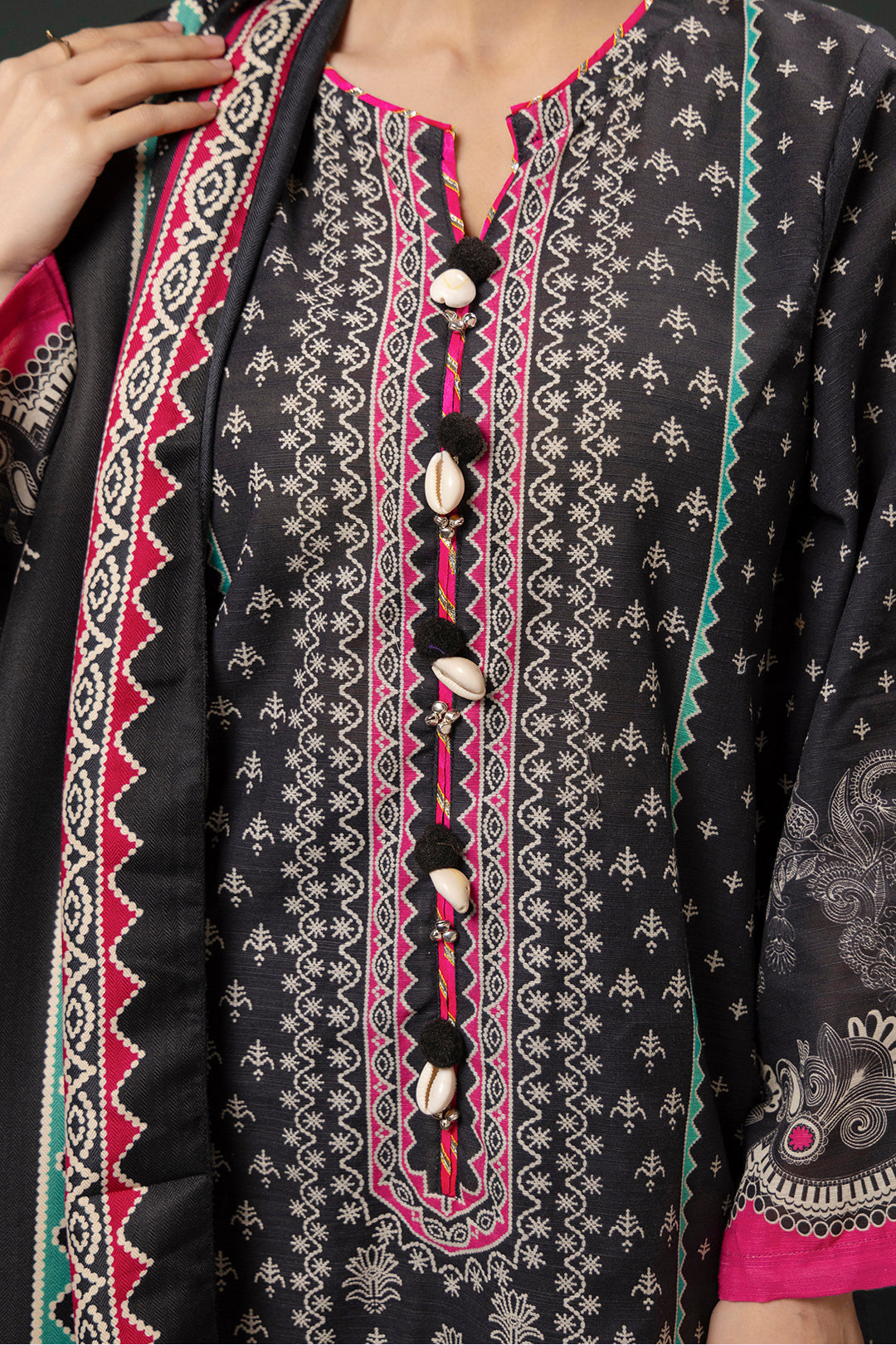 Zellbury | Winter Pret | Kurta Shawl Trouser - 3008 - by - Libasekhas UK - Registered Vendor of : Zellbury Women - 100% Original Designer Dresss