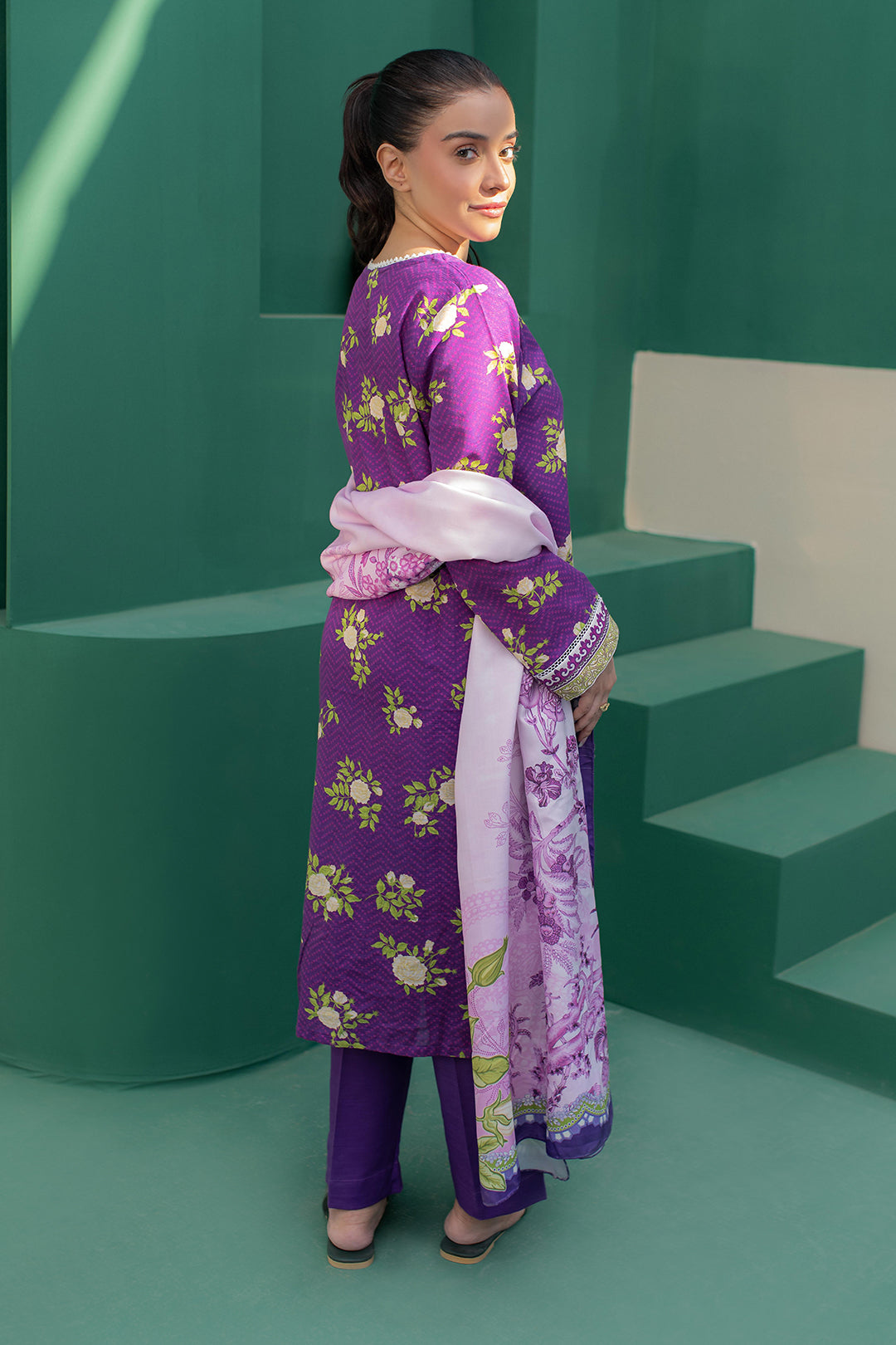 Zellbury | Winter Pret | Kurta Shawl Trouser - 3010 - by - Libasekhas UK - Registered Vendor of : Zellbury Women - 100% Original Designer Dresss