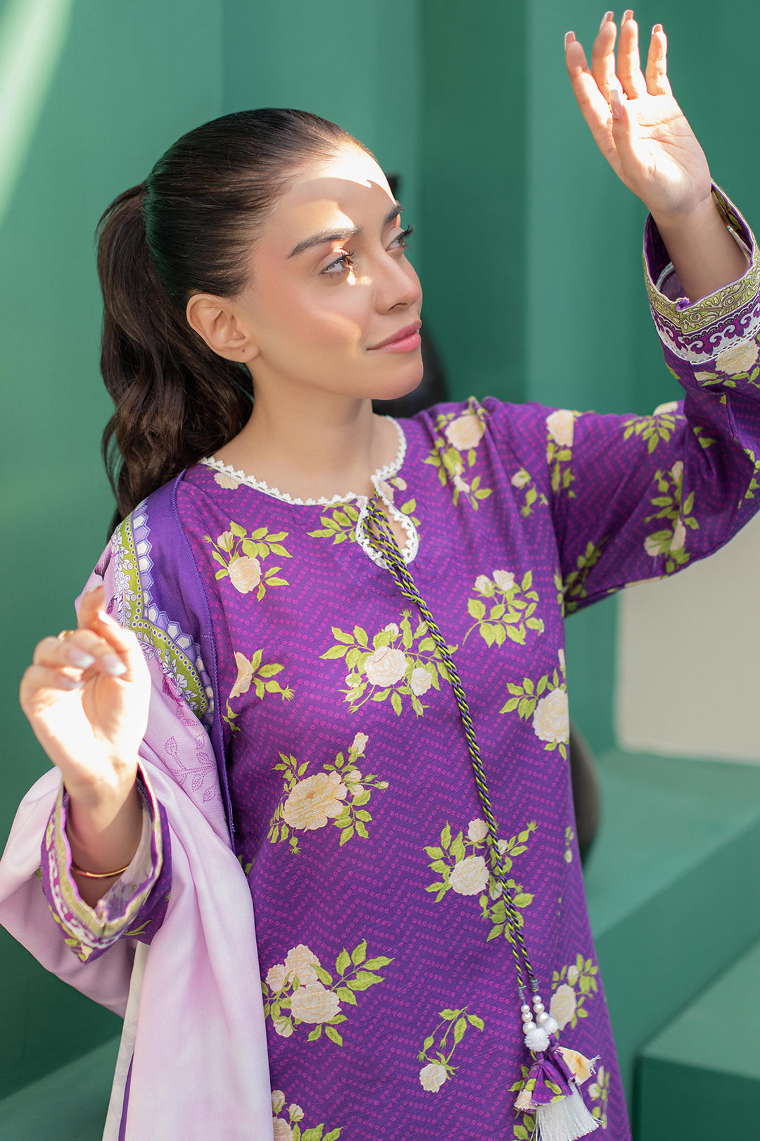Zellbury | Winter Pret | Kurta Shawl Trouser - 3010 - by - Libasekhas UK - Registered Vendor of : Zellbury Women - 100% Original Designer Dresss